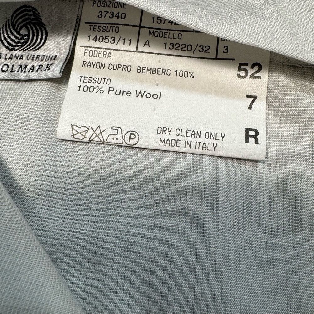 Canali Canali Pleated Wool Dress Grey Plaid Pants Size 52IT US 36 Size US 36 / EU 52 - 7 Thumbnail
