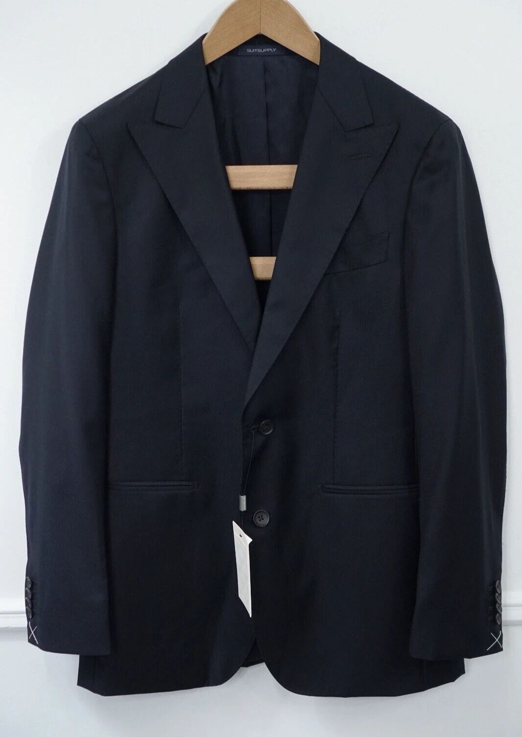 Suitsupply Men Suitsupply Blazer Havana Peak Jetted Wool S110 UK/US44 Size 44R - 1 Thumbnail