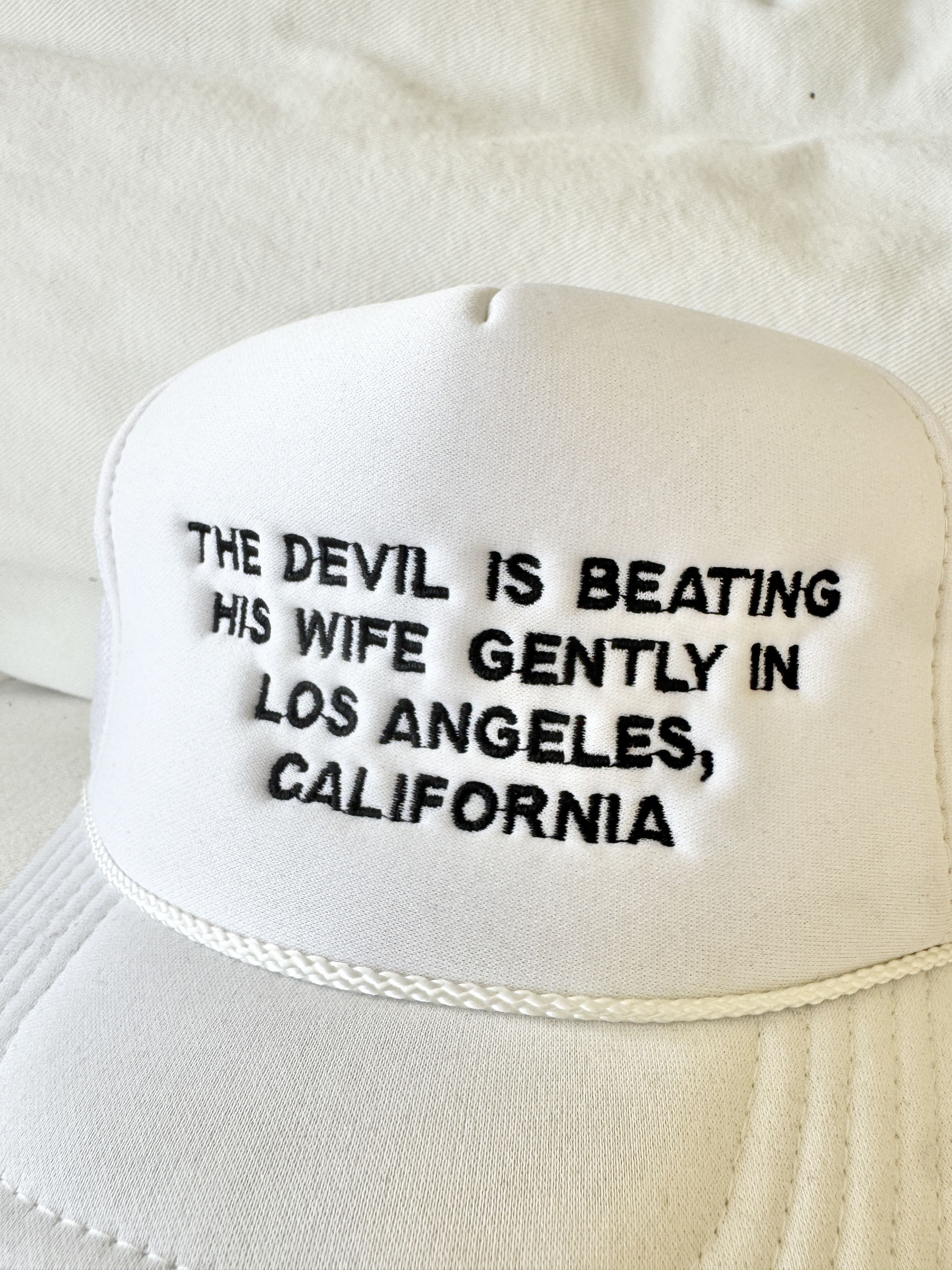Vintage The Devil Is Beating His Wife Trucker Size ONE SIZE - 2 Thumbnail