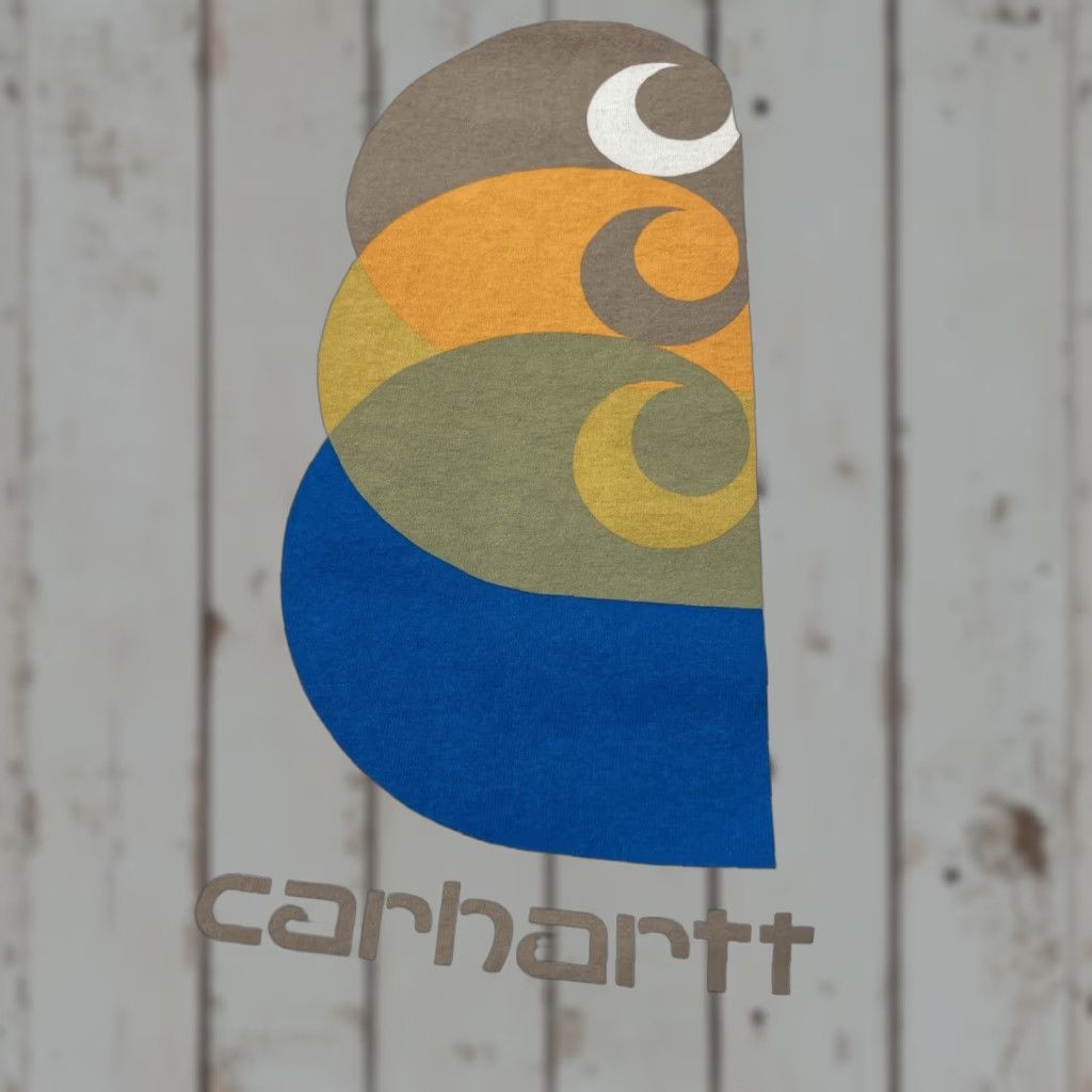 Carhartt Carhartt K87 Shirt Men L Beige Cotton Knit Crew Neck Pockets Outdoor Mens Size US L / EU 52-54 / 3 - 1 Thumbnail