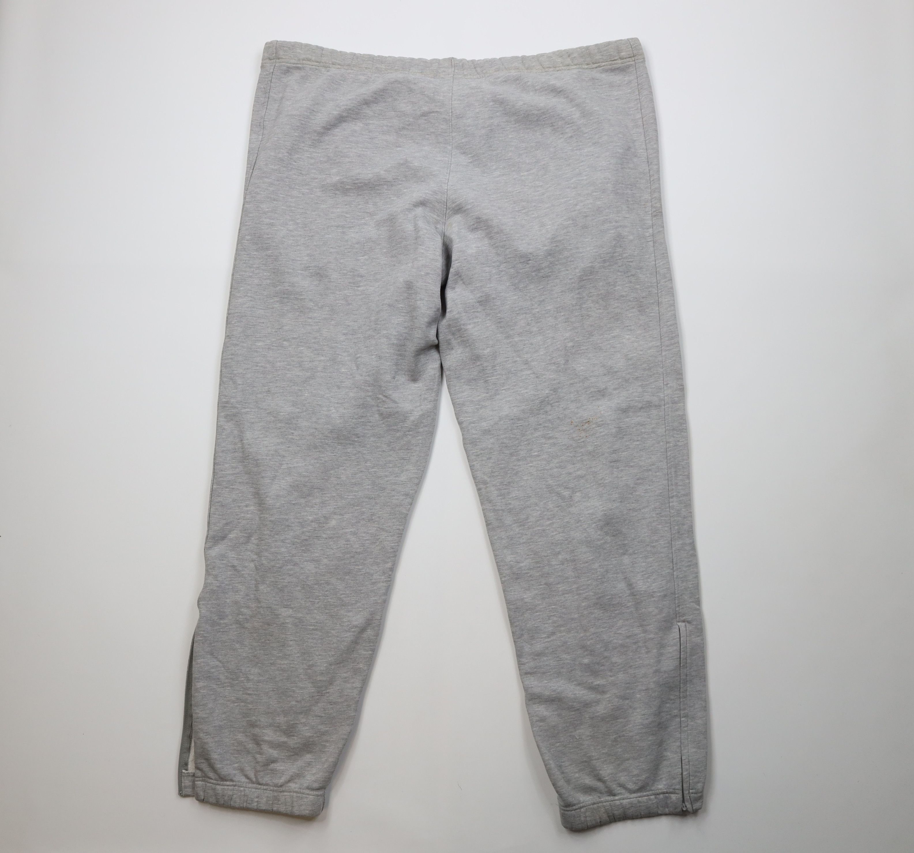 Nike AS IS Vintage Y2K Nike Scott Mini Swoosh Sweatpants Gray Size US 40 / EU 56 - 10 Thumbnail