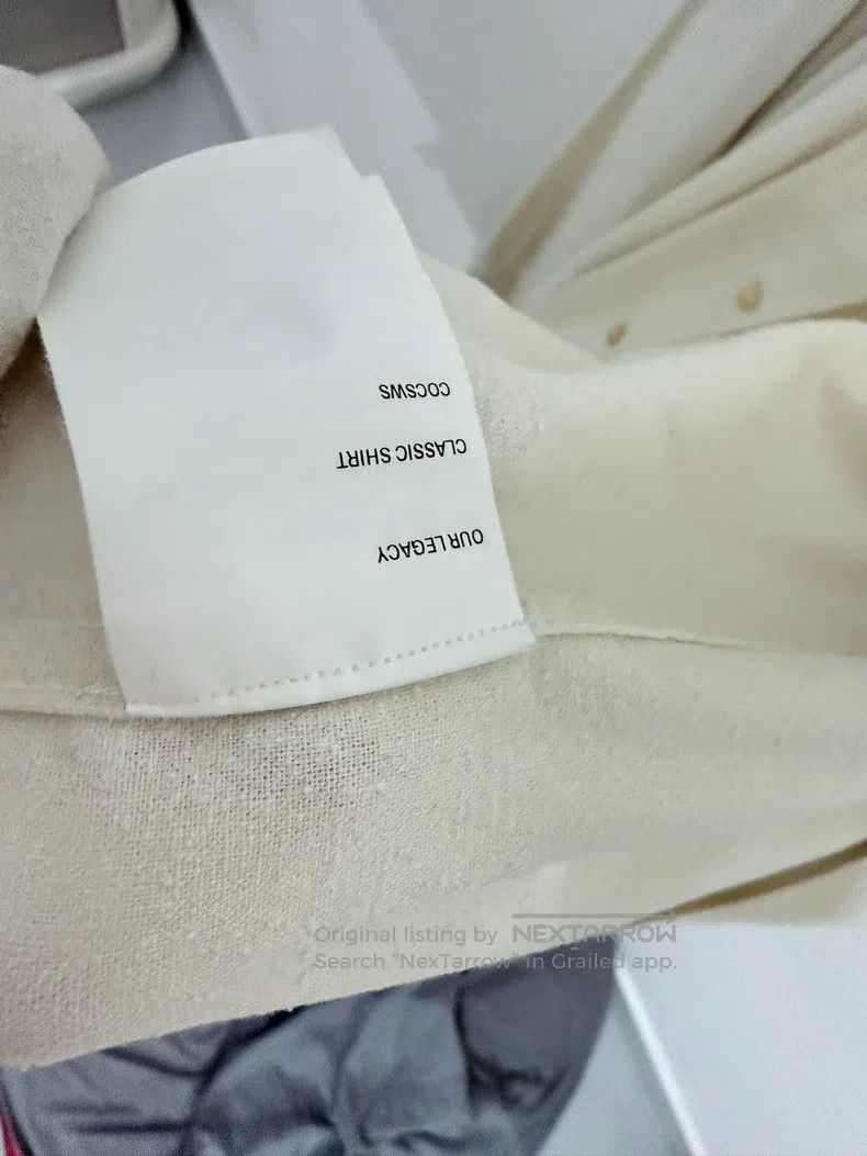 Our Legacy Our Legacy White shirt Size US S / EU 44-46 / 1 - 4 Thumbnail