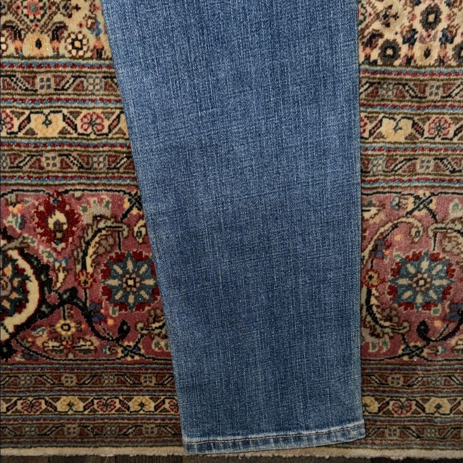 & Other Stories Ean 13 Embroidered Floral Blue Jeans Women's 46 IT Size 32" / US 10 / IT 46 - 8 Thumbnail