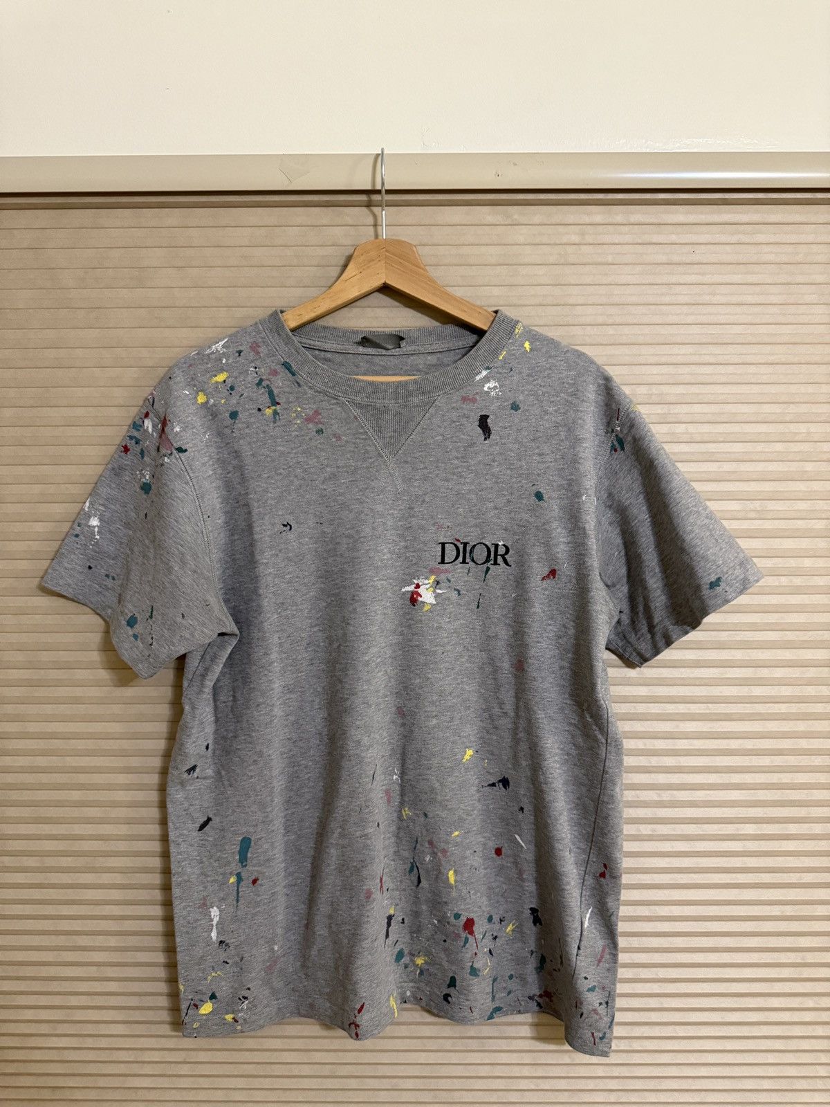 Dior Christian Dior Paint Splatter Short sleeve Size US M / EU 48-50 / 2 - 1 Thumbnail