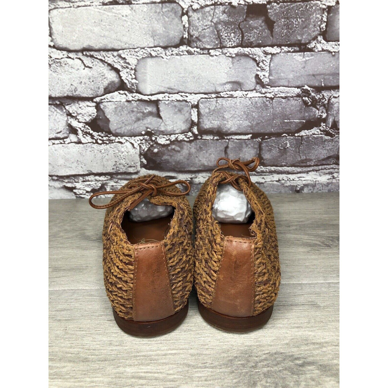 Cole Haan Cole Haan Resort Brown Leather Woven Basket Weave Woven Lace Size US 7.5 / IT 37.5 - 4 Thumbnail