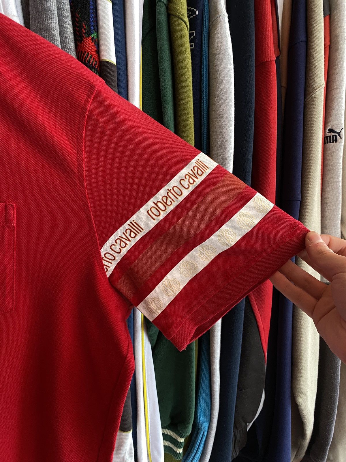 Roberto Cavalli VINTAGE ROBERTO CAVALLI POCKET POLO SHIRT Size US XL / EU 56 / 4 - 4 Thumbnail