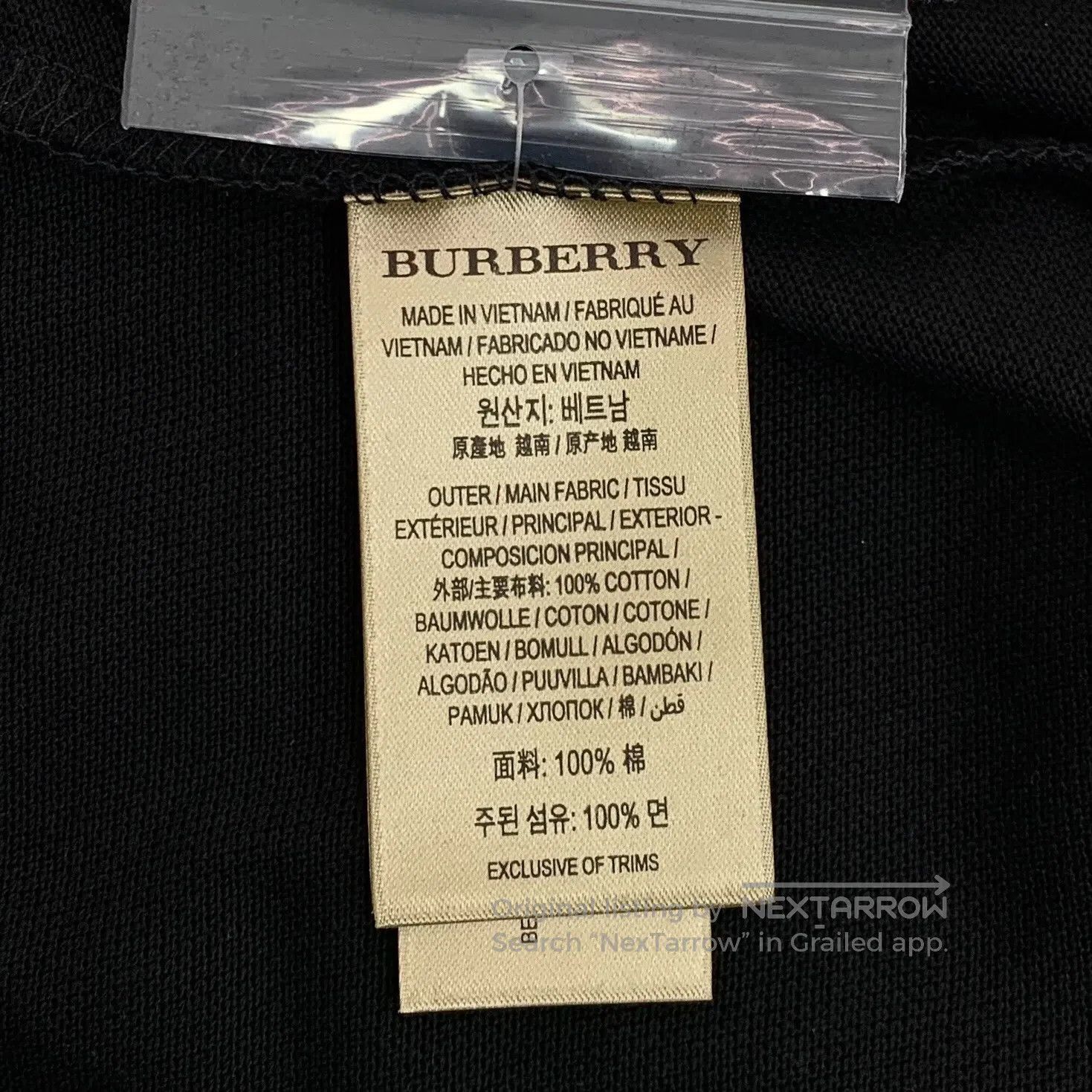 Burberry Burberry Black cotton polo shirt with knight horse embroid Size US M / EU 48-50 / 2 - 6 Thumbnail