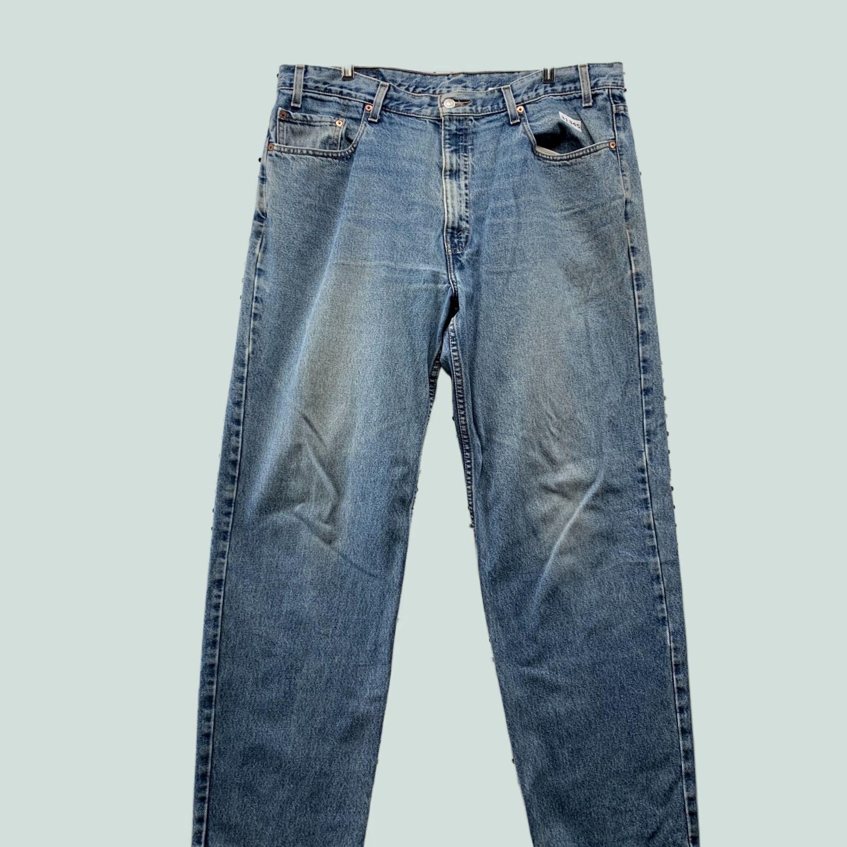 Levi's VINTAGE Levi's 550 Denim Blue Jeans Mens 40x31 Relaxed Straight Jeans Size US 40 / EU 56 - 1 Thumbnail