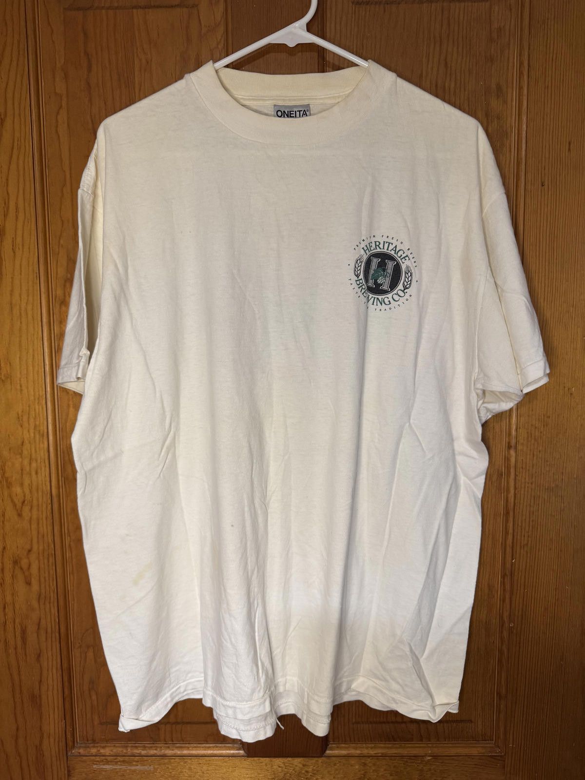 Other Heritage Brewing Co. Vintage White Cotton T-Shirt XL Size ONE SIZE - 1 Thumbnail