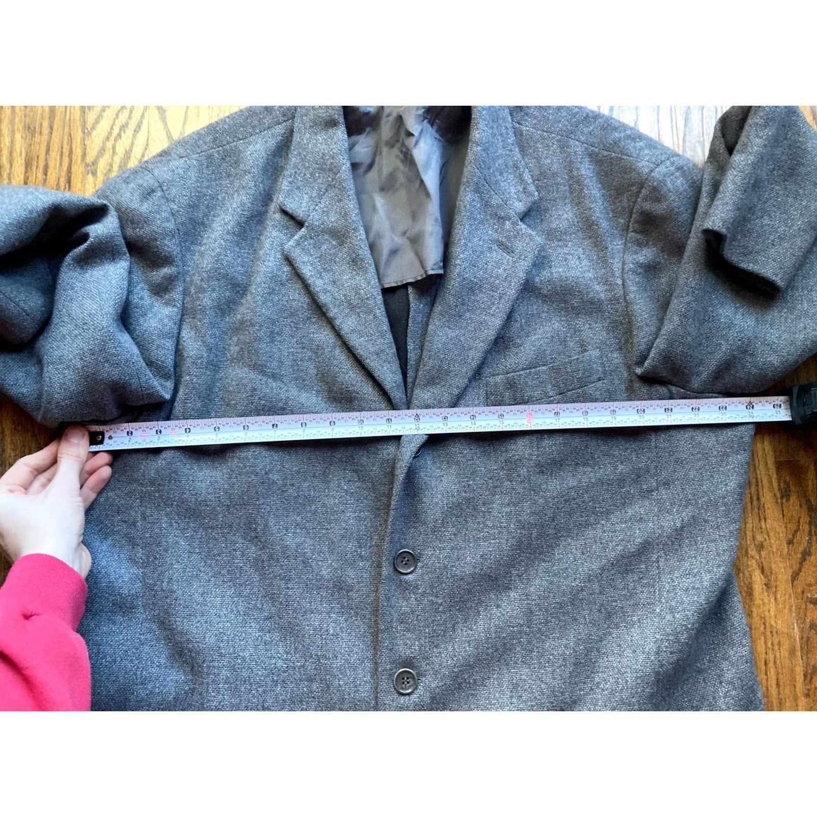 Vintage VESTIMENTA Coat Mens 46 Gray Cashmere Blend Made In Italy Saks Fifth Blazer Size US S / EU 44-46 / 1 - 6 Thumbnail