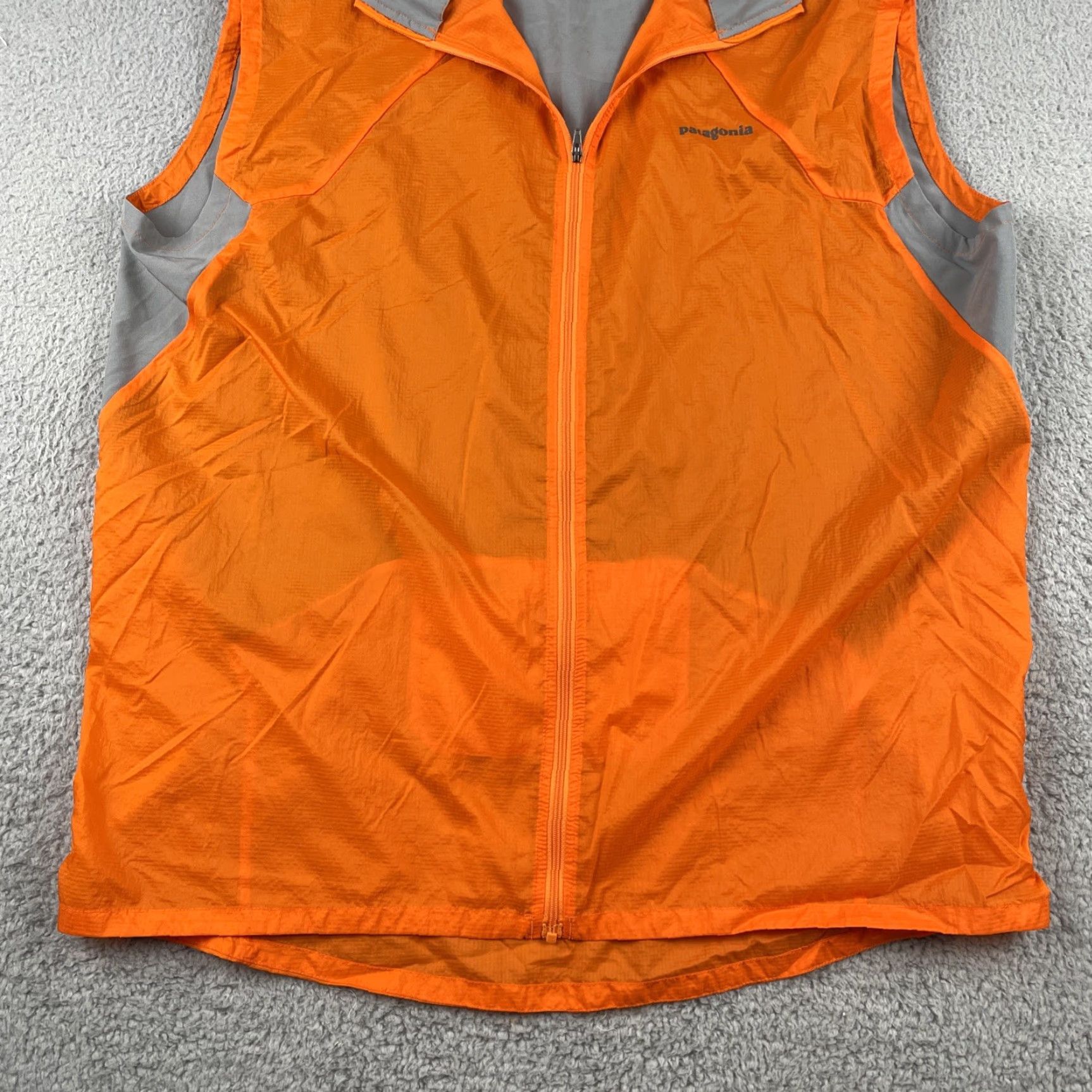 Patagonia Patagonia Windbreaker XL Hazard Orange Reflective Logo Jacket Men Size US XL / EU 56 / 4 - 7 Thumbnail