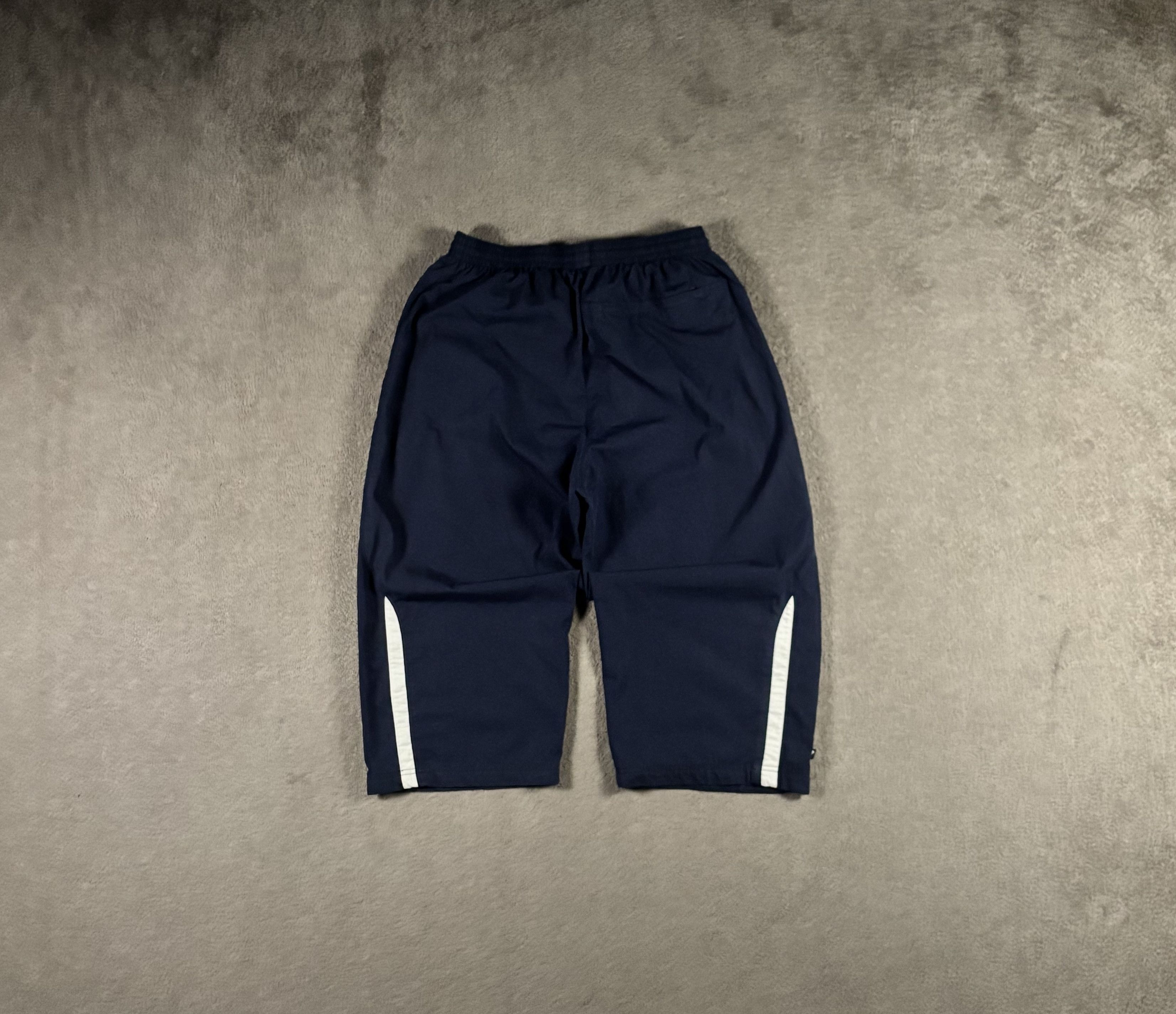 Nike Nike XL Navy Blue Vintage Logo Long Adjustable Shorts Size US 34 / EU 50 - 8 Thumbnail