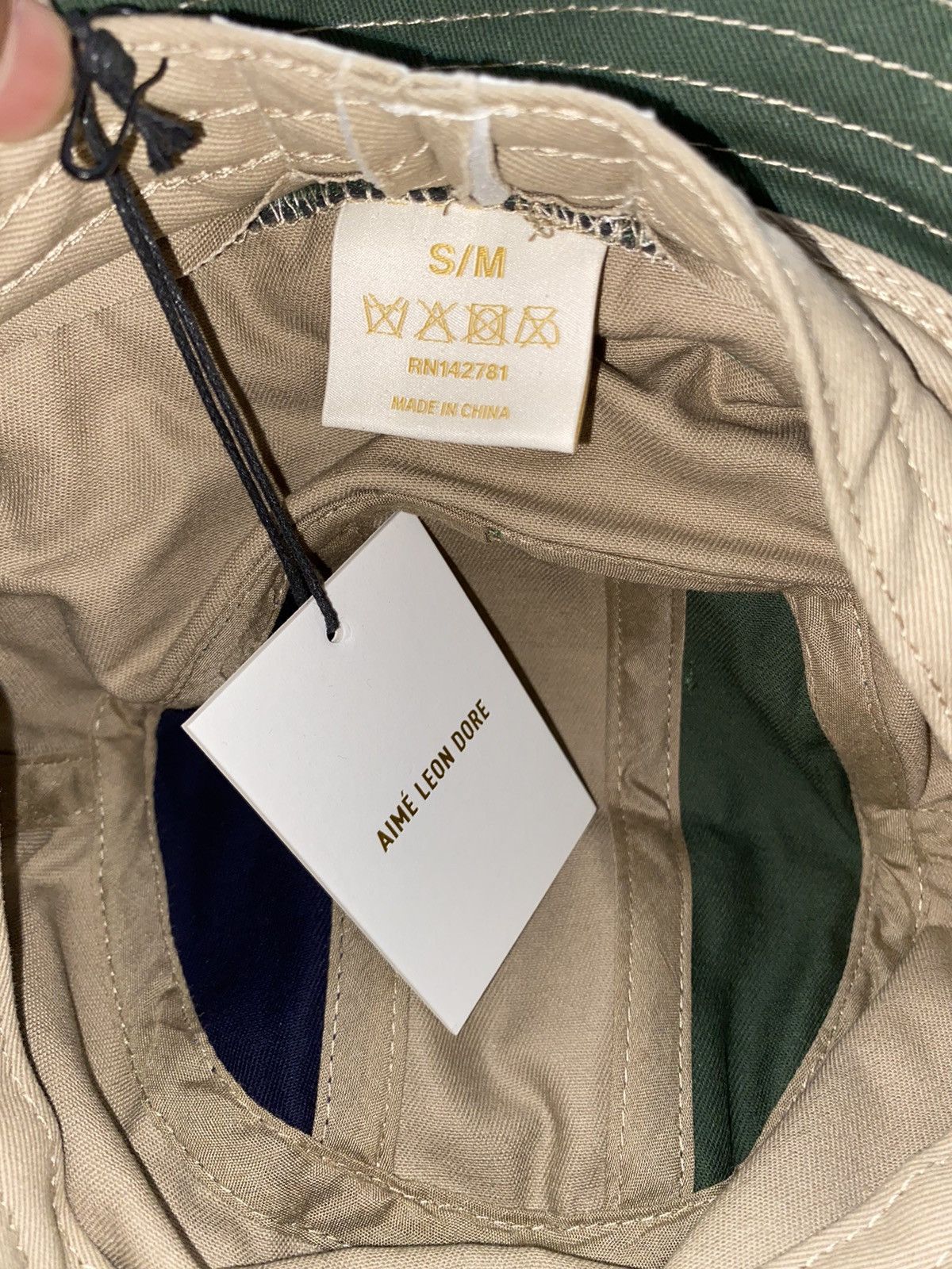 Aime Leon Dore Aime Leon Dore Colorblock Crest Bucket Hat SMALL/MEDIUM Size ONE SIZE - 3 Thumbnail