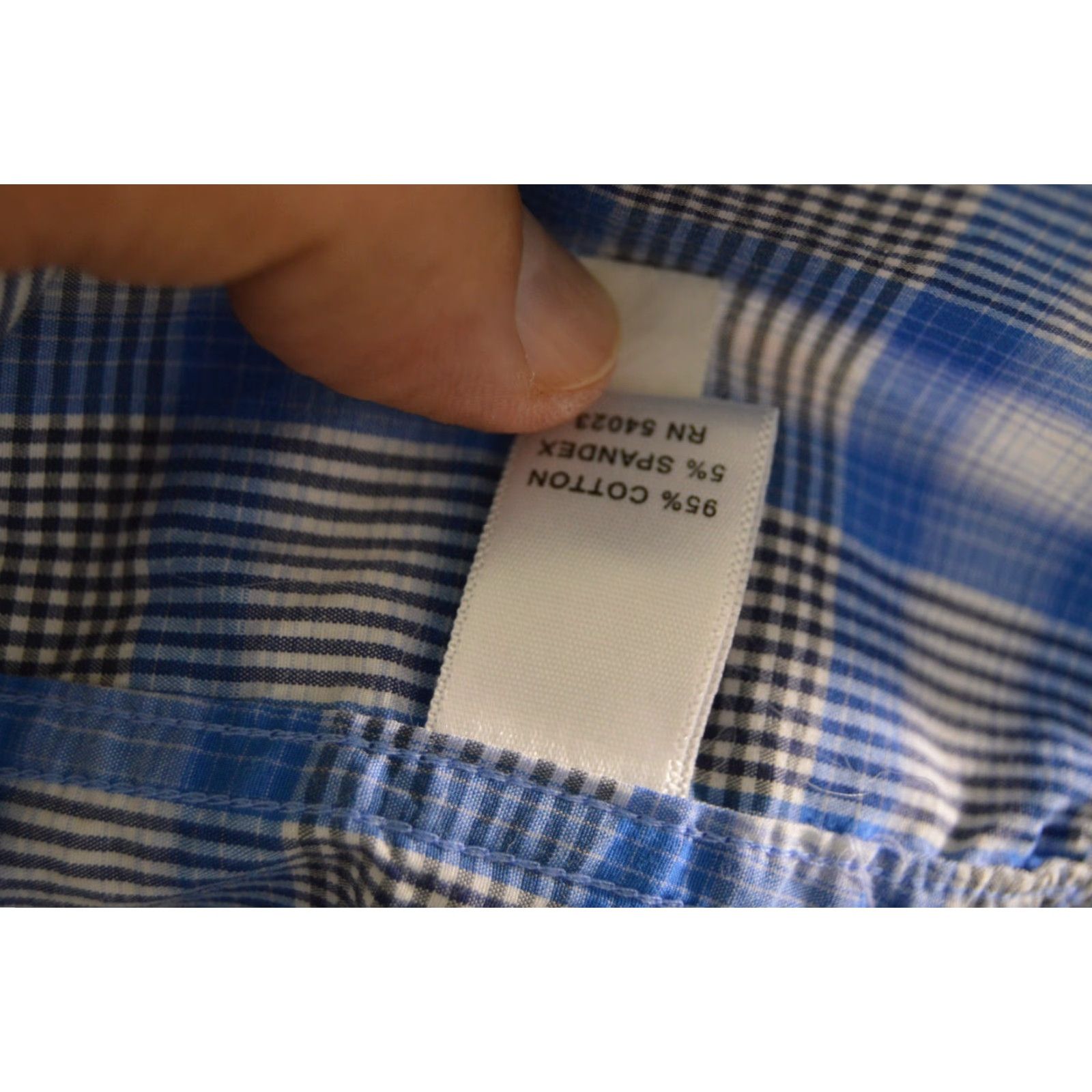 Banana Republic Banana Republic Shirt XL Blue Plaid Mens S/S Button-Up Size US XL / EU 56 / 4 - 6 Thumbnail