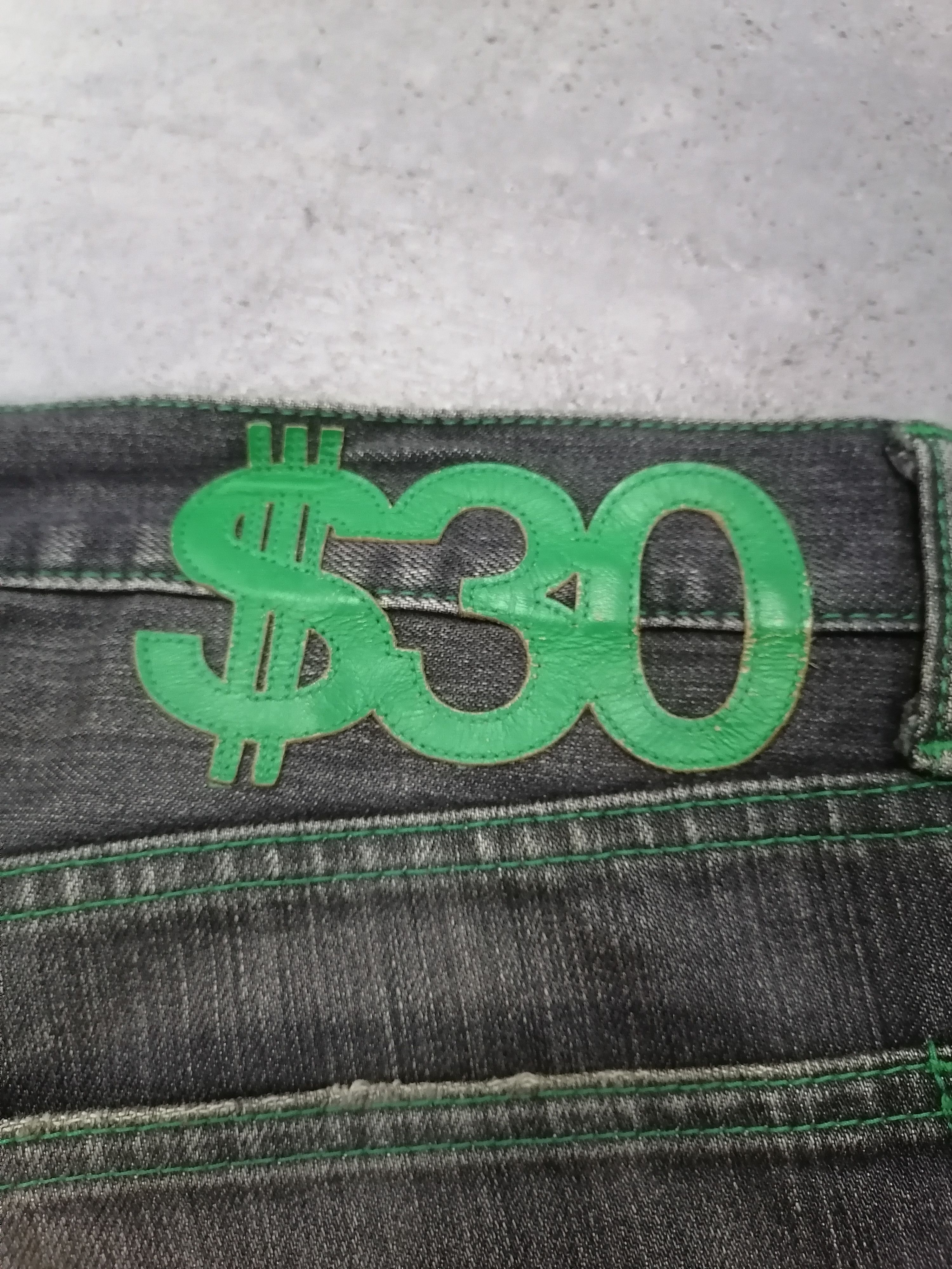 Japanese Brand × Swagger Trashed Jeans Swagger $30 Denim Pants Size US 33 - 12 Thumbnail
