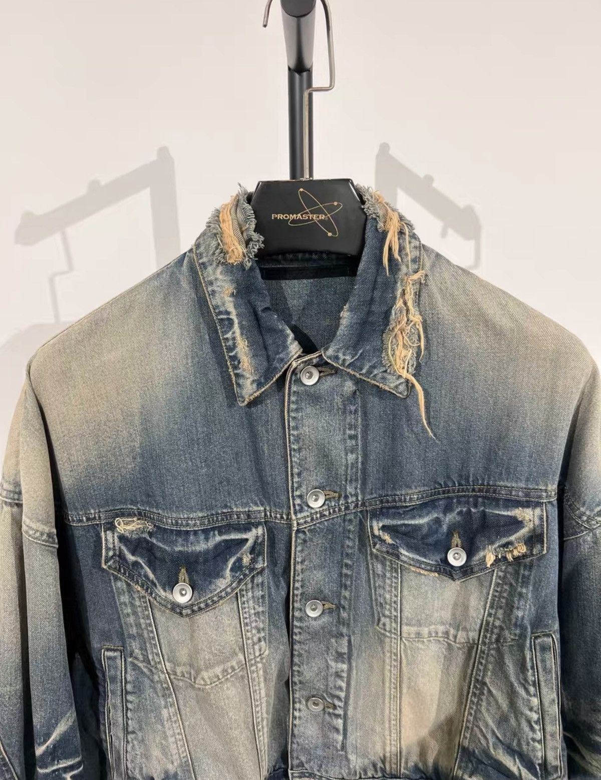 Julius Julius Oversized Water-Stain Distressed Jacket Size US M / EU 48-50 / 2 - 3 Thumbnail