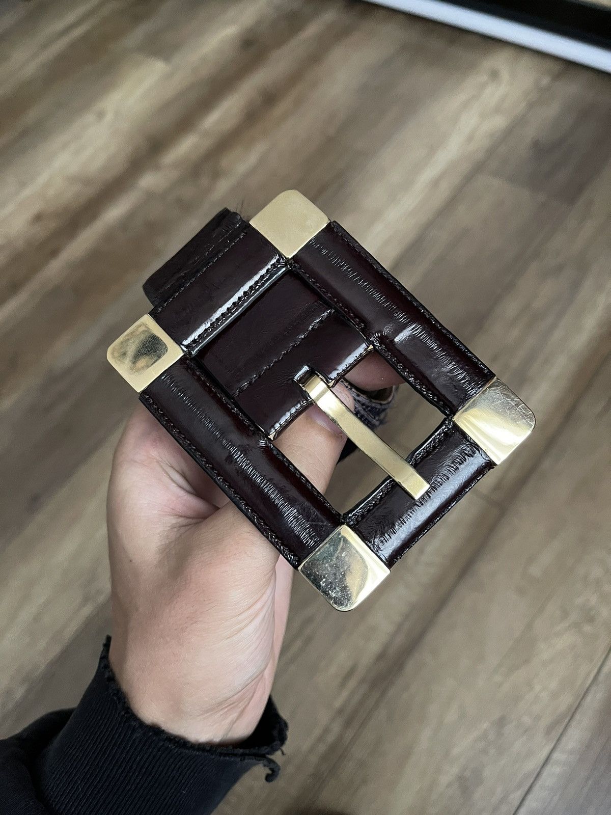 Dolce Gabbana D&G Vintage Leather Italy Archive Belt - joarbit.com