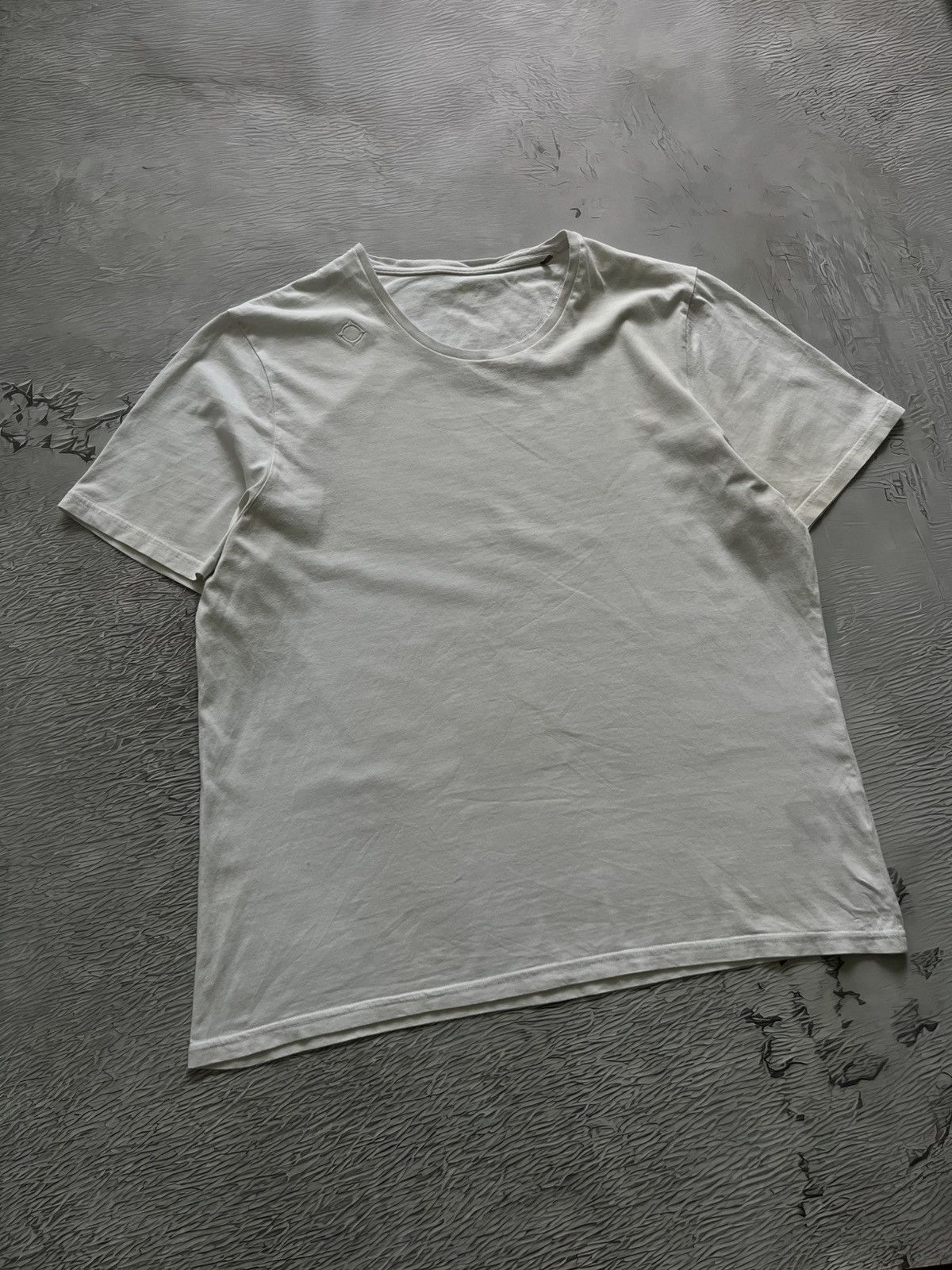 MA.STRUM MA.STRUM Vintage Basic White T-Shirt Streetwear Size US L / EU 52-54 / 3 - 1 Thumbnail