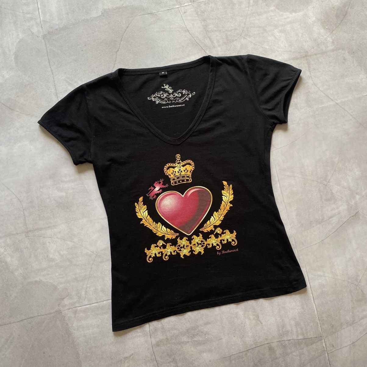 Hysteric Glamour Sexy Crown Heart Y2K T-Shirt Tank Top LGB Emo Punk Size M / US 6-8 / IT 42-44 - 1 Thumbnail