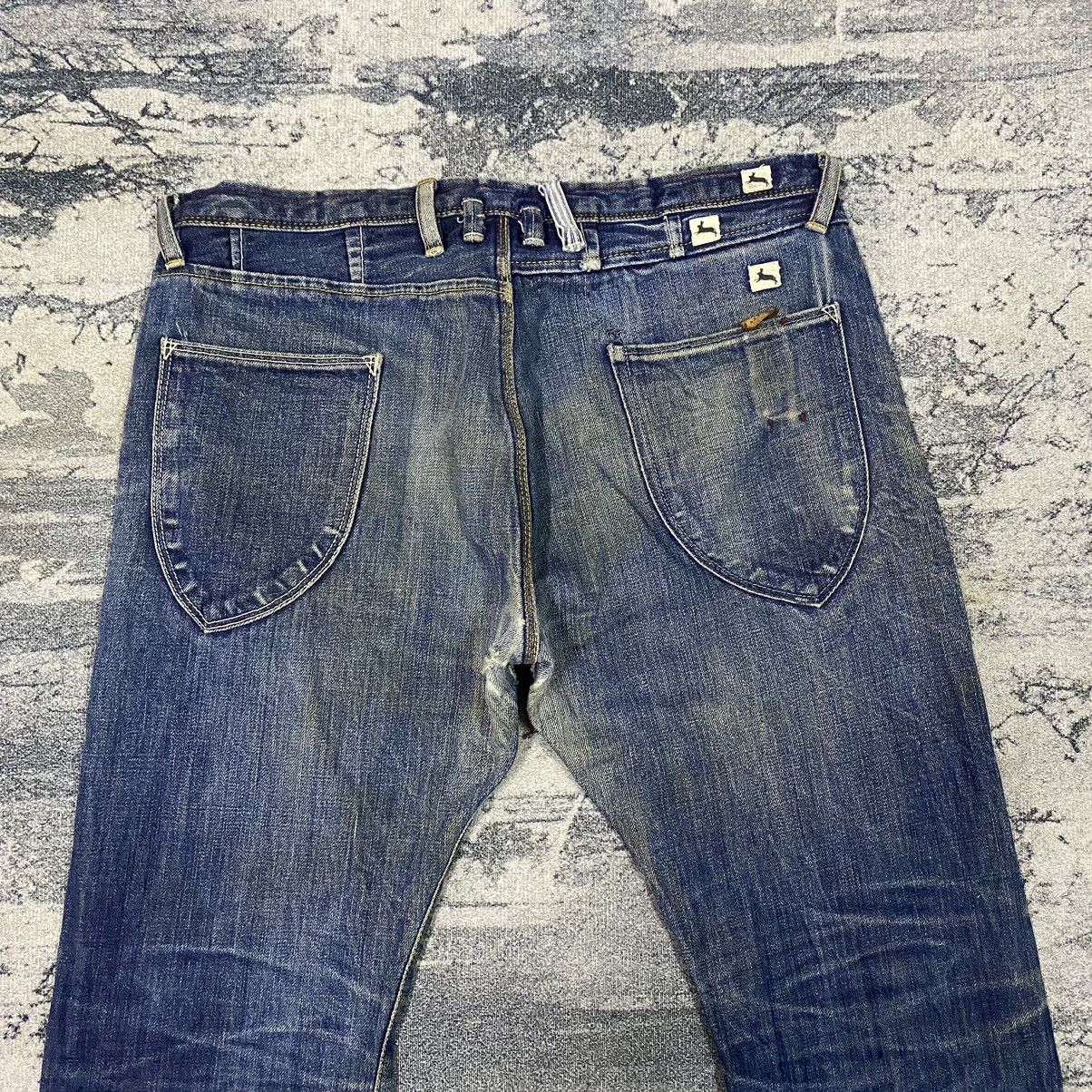 If Six Was Nine × Paul Smith Red Ear × Vintage Vintage Selvedge Paul Smith Rusty Faded Distress Denim Jeans Size US 33 - 16 Thumbnail