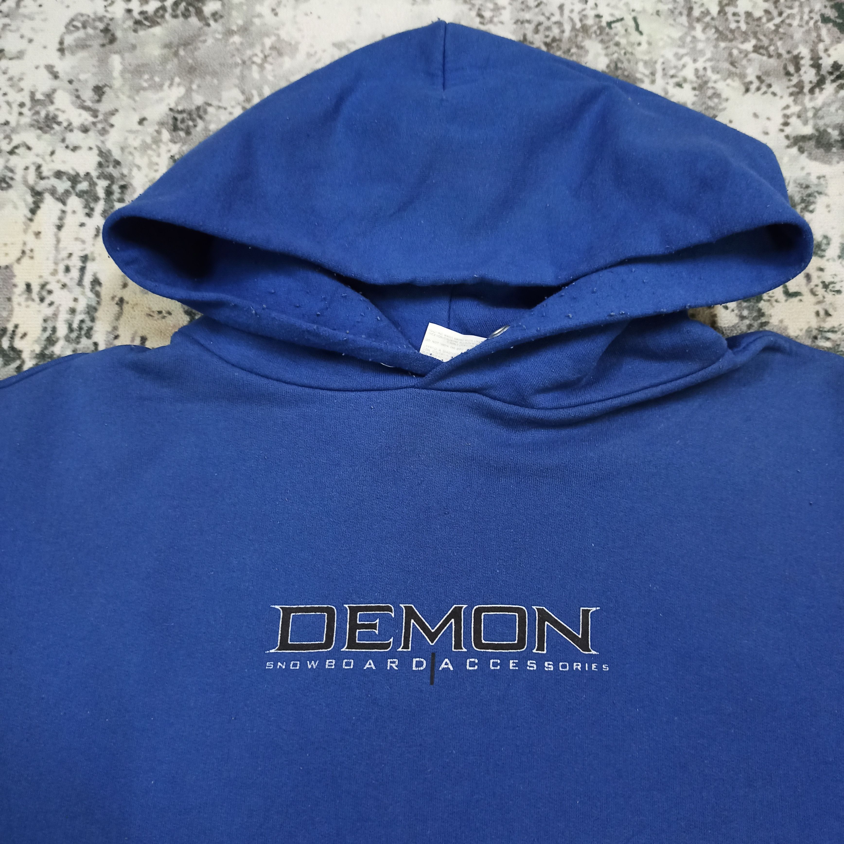 Demon Vintage Demon Snowboarding Hoodie rare Size US L / EU 52-54 / 3 - 2 Thumbnail