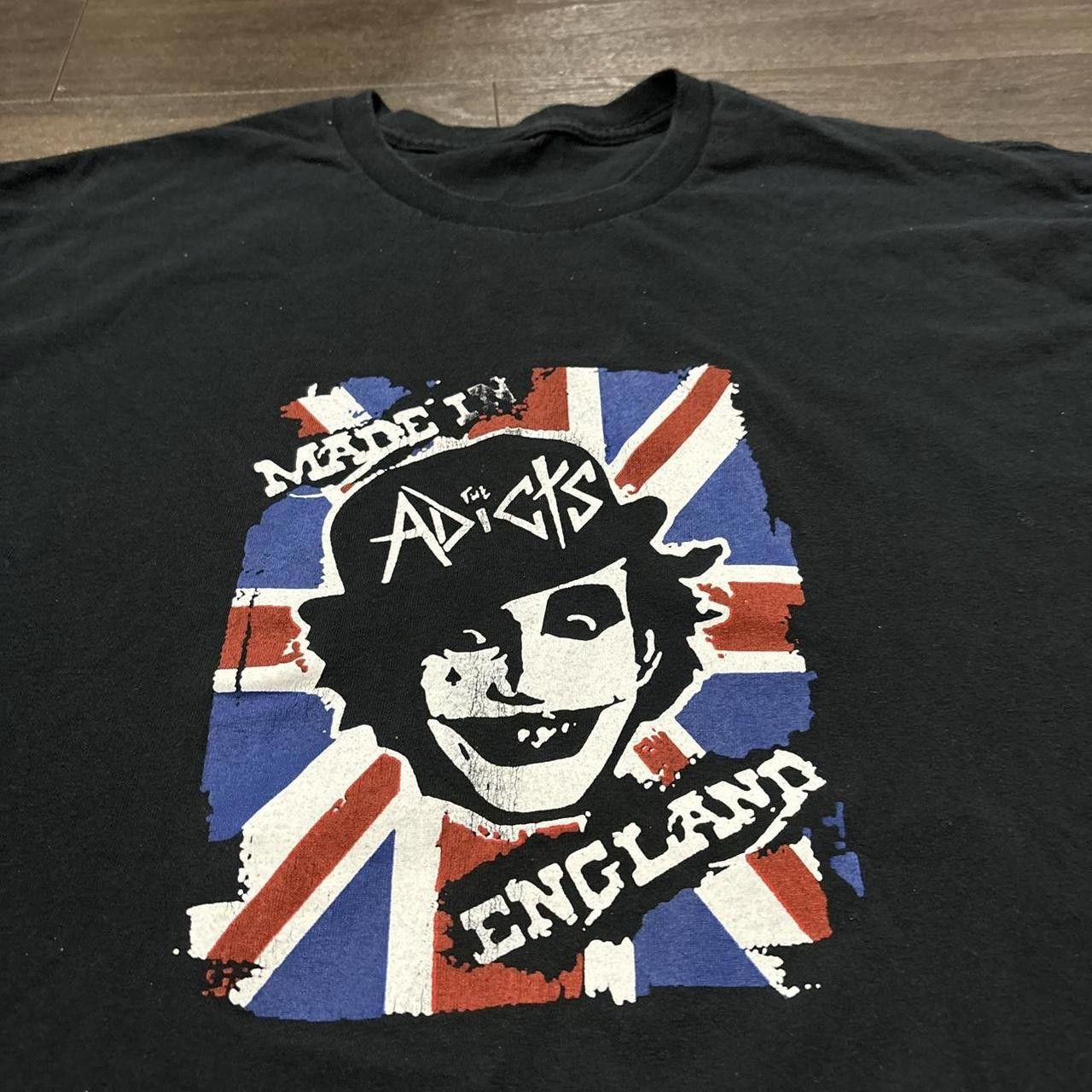 Designer Vintage the adicts made in England t shirt 00s XL Size US XL / EU 56 / 4 - 2 Thumbnail