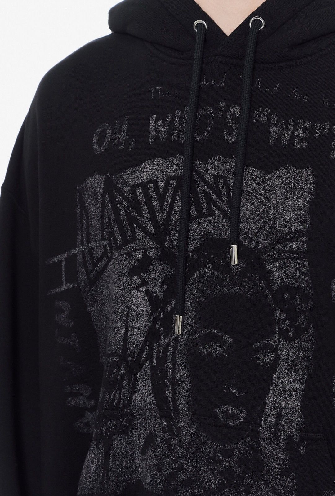 Future × Lanvin Last Size Lanvin x Future Logo Print Baggy Cotton Hoodie Size US XL / EU 56 / 4 - 3 Thumbnail