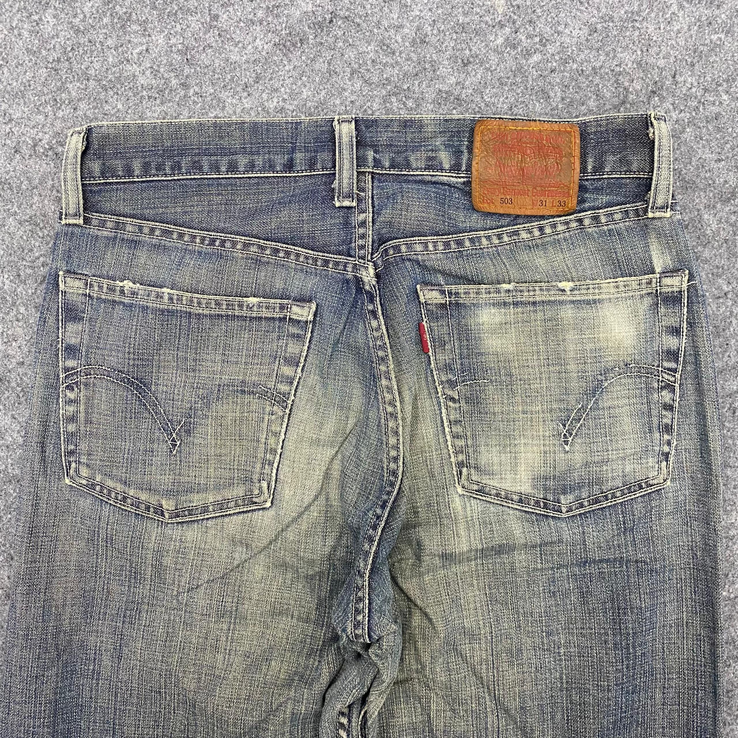If Six Was Nine 💥Best Offer💥Vintage Levis Distressed denim Size US 31 - 12 Thumbnail