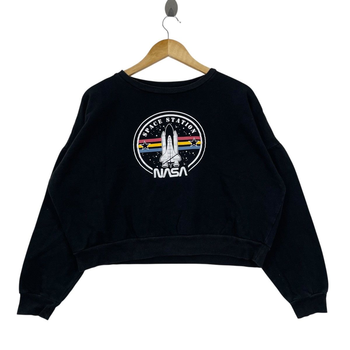 Other Nasa Crop Top Pullover Jumper Sweatshirt Size XXL / US 16-18 / IT 52-54 - 2 Thumbnail