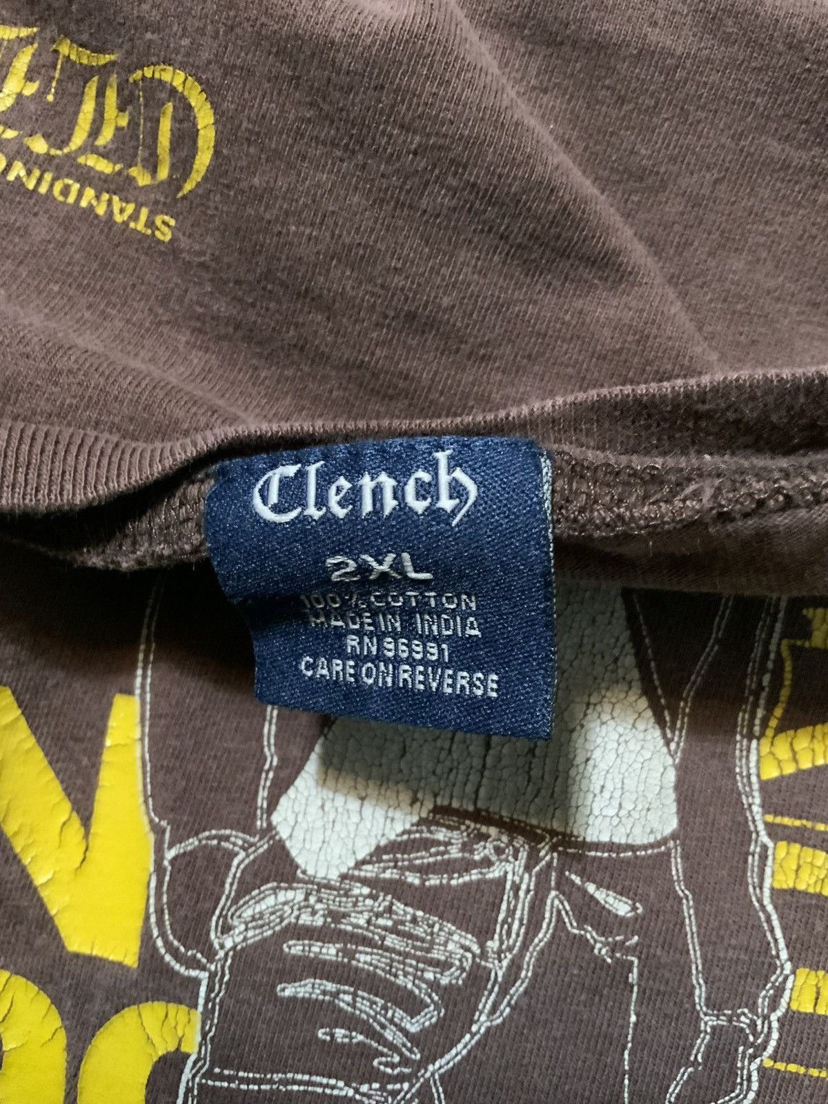 Clench Vintage Y2K Clench Standing In My C-Boy Stanz T-Shirt Size US XXL / EU 58 / 5 - 9 Thumbnail