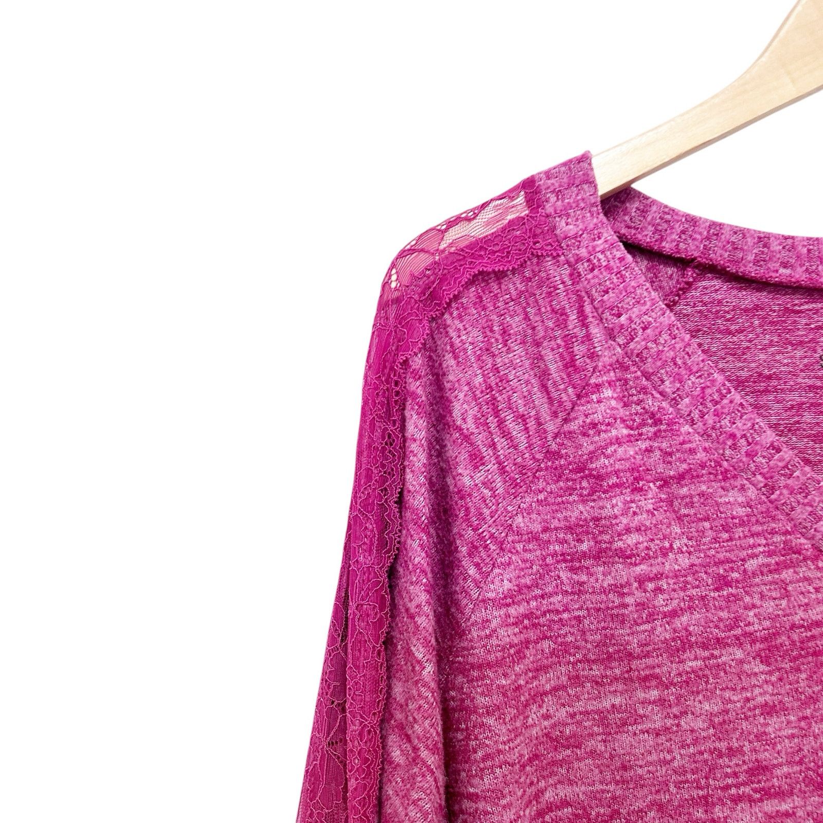 Other Torrid Super Soft Plush Pink Sweater Sz 1X Size XL / US 12-14 / IT 48-50 - 3 Thumbnail