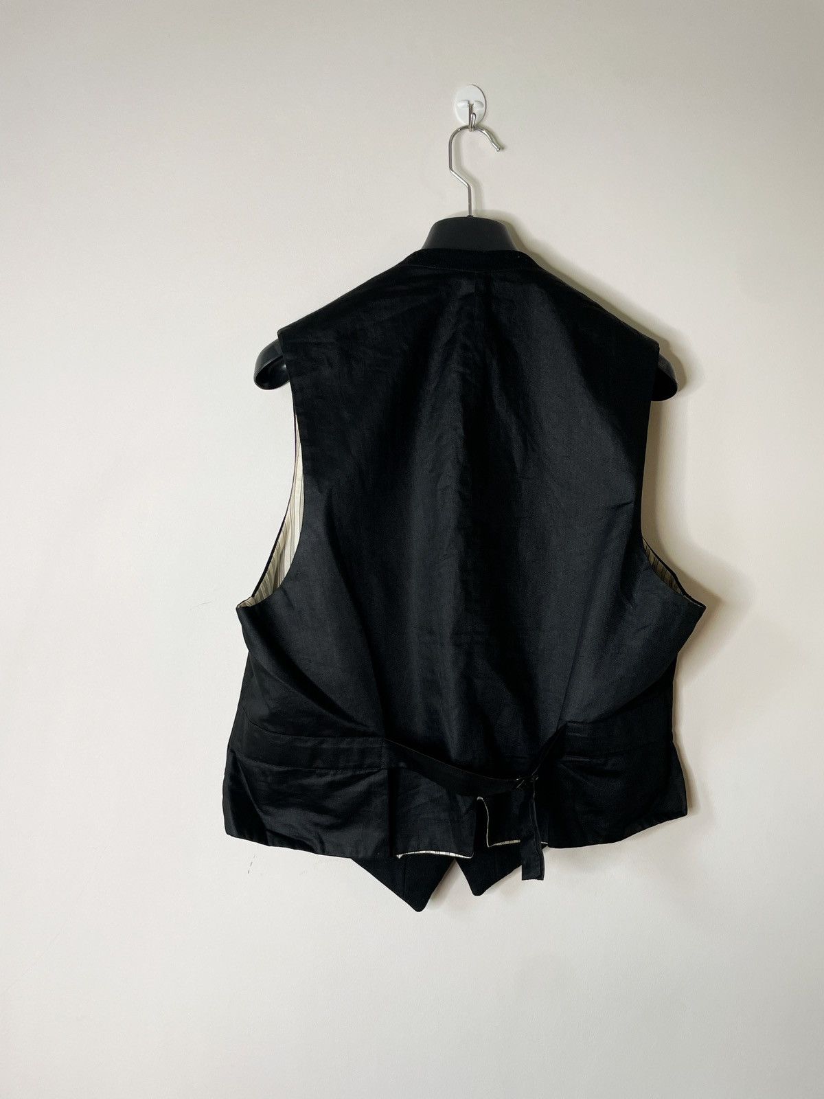 Vintage Antique Black Edwardian Waistcoat Tailored Fit Waistcoat Size US S / EU 44-46 / 1 - 9 Thumbnail