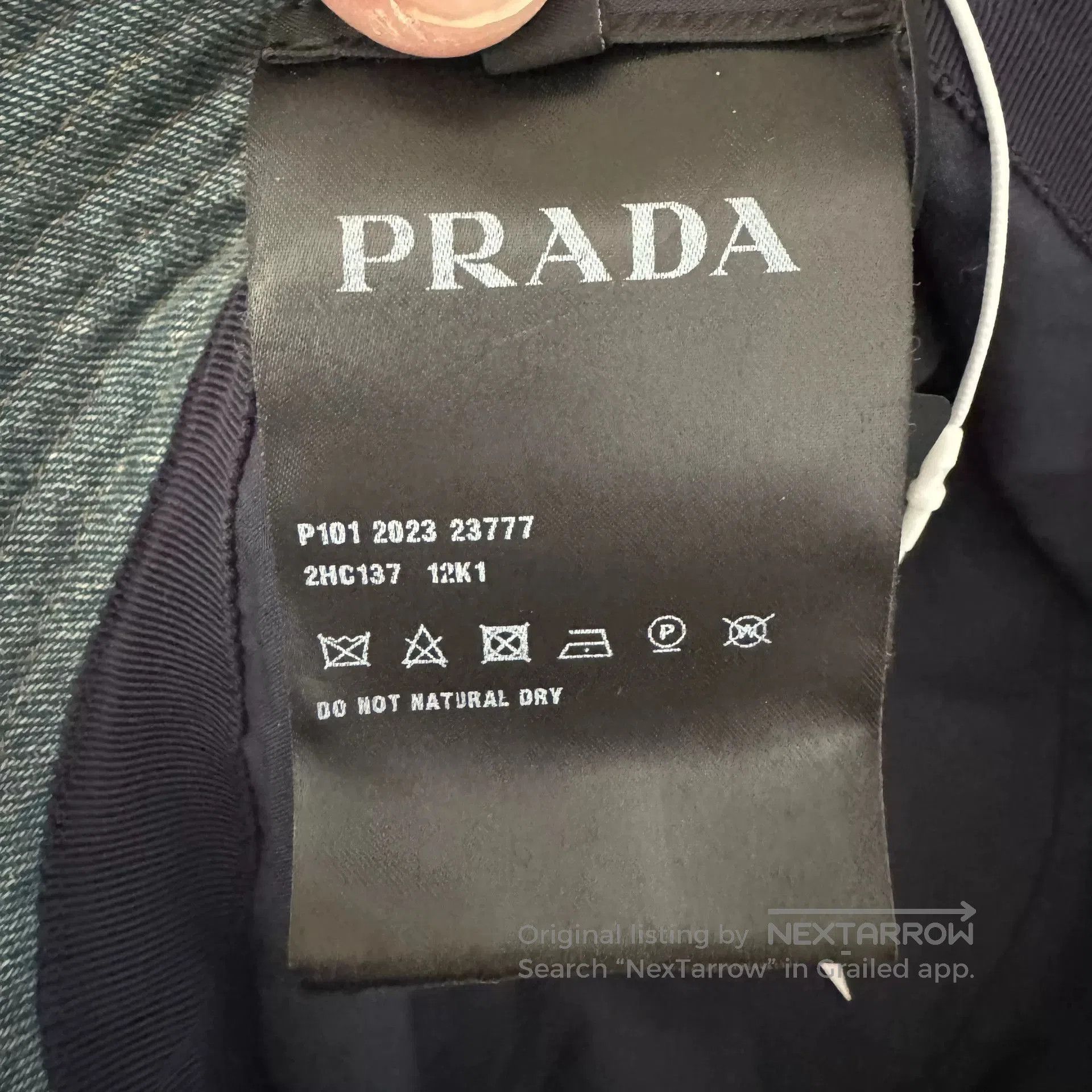 Prada Prada Denim Bucket Hat L. Size ONE SIZE - 8 Thumbnail