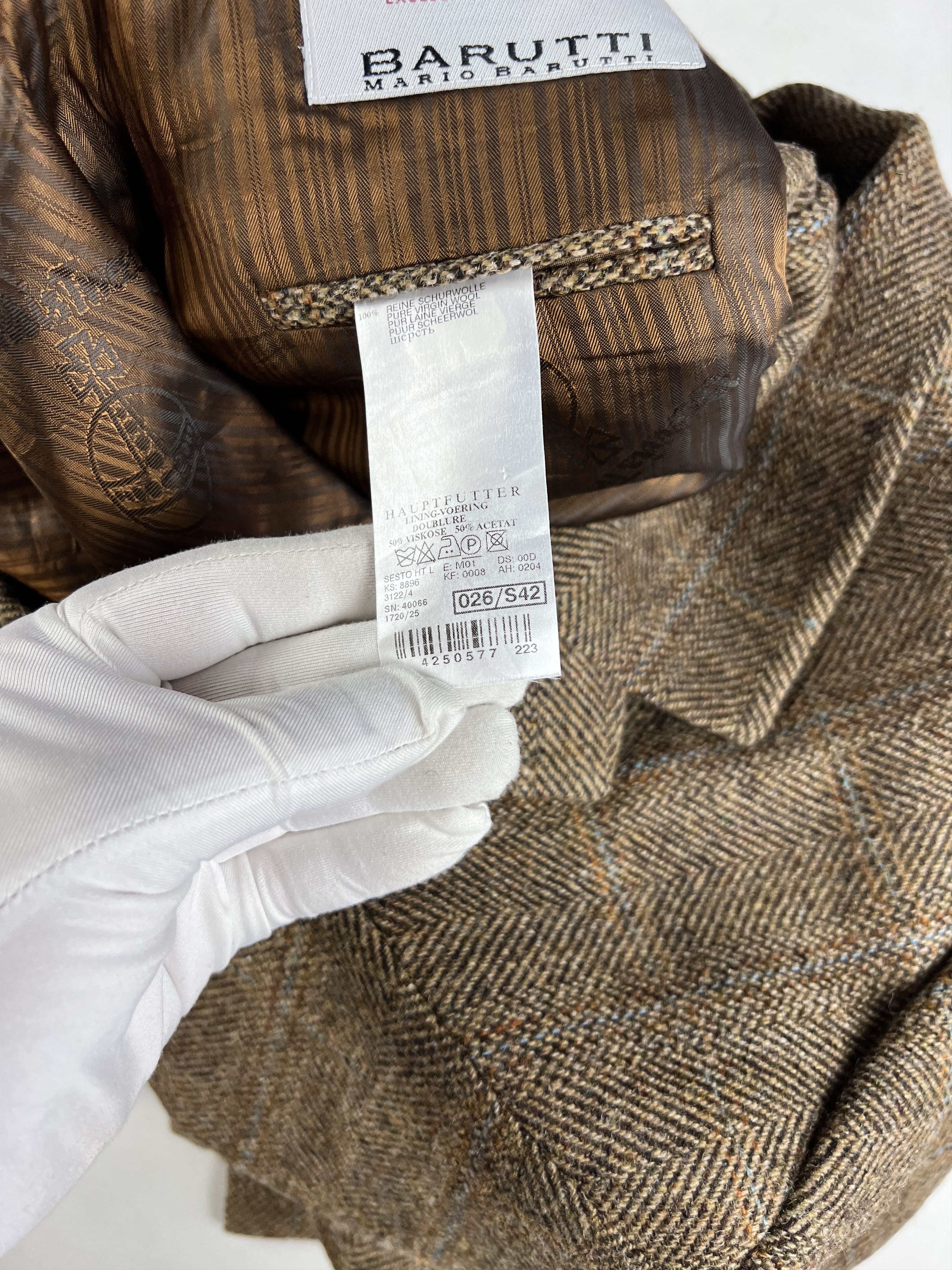Harris Tweed × Vintage Vintage Harris Tweed Wool Blazer M Size 48R - 7 Thumbnail