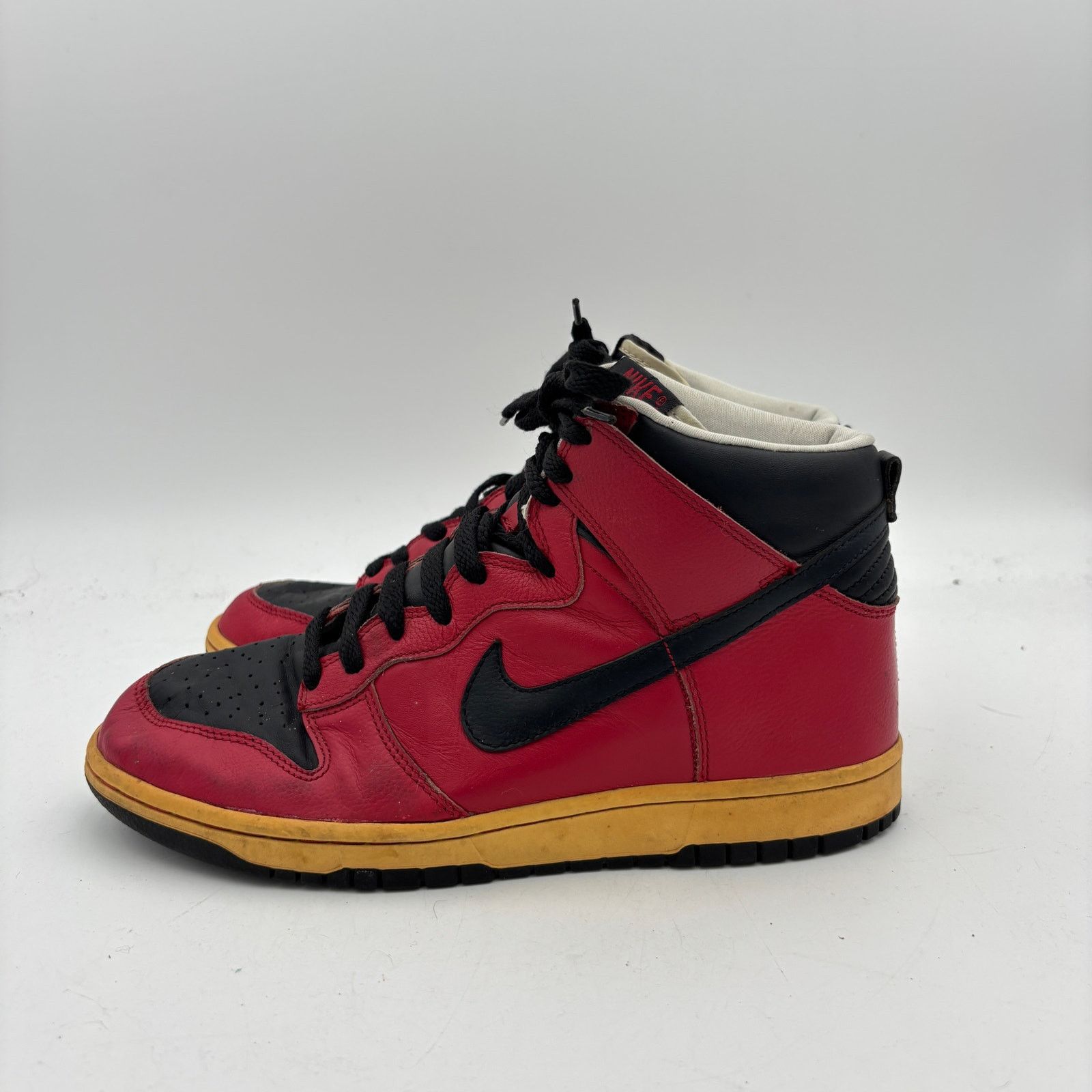 Nike × Vintage Vintage Nike Dunk High Red Sneakers Men's 8.5 309432-601 Size US 8.5 / EU 41-42 - 5 Thumbnail