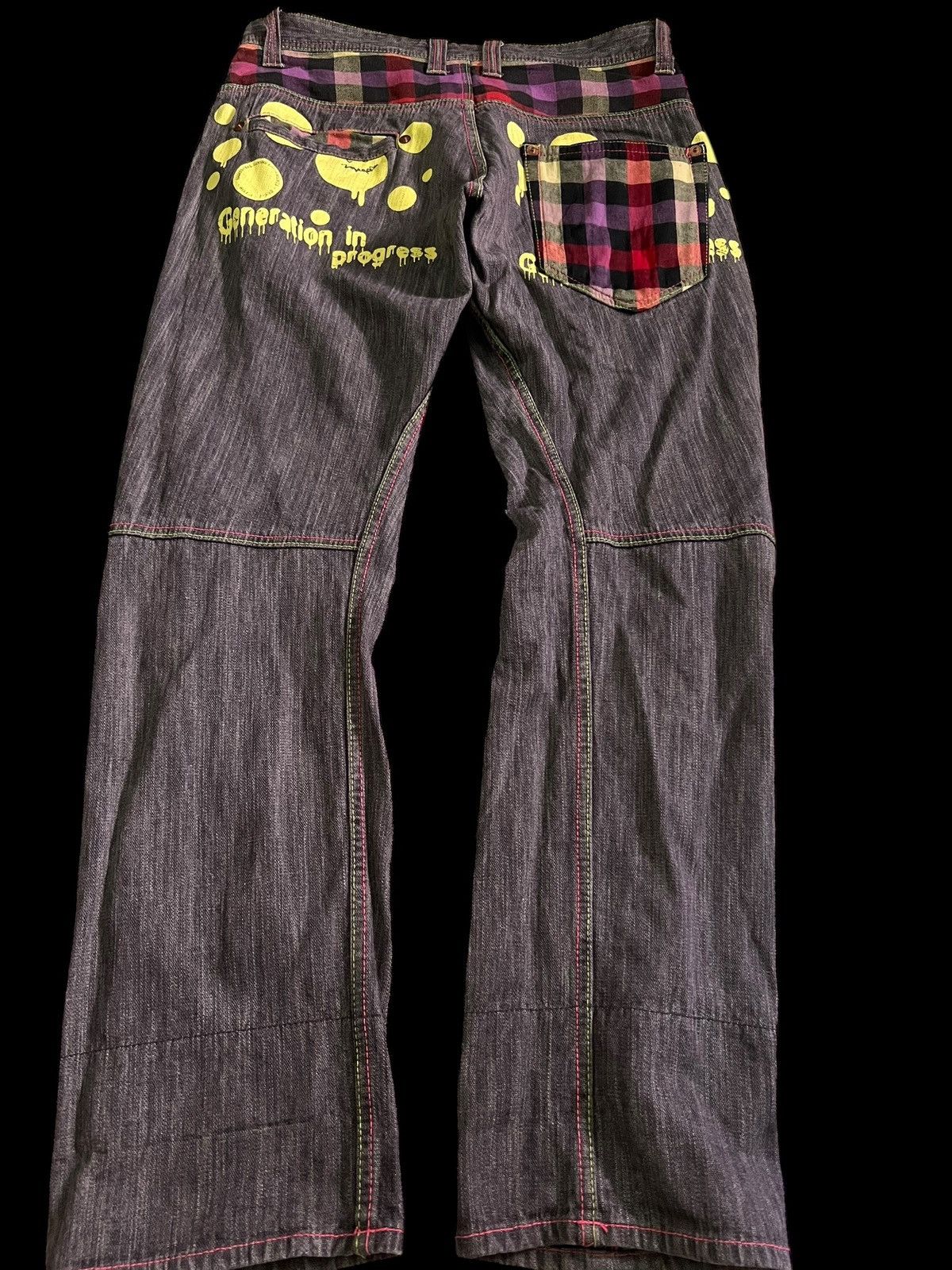 Hysteric Glamour × If Six Was Nine × Japanese Brand 💥Baggy💥Vintage 90’s Style Dominate Handcrafted Jean Size US 33 - 2 Thumbnail
