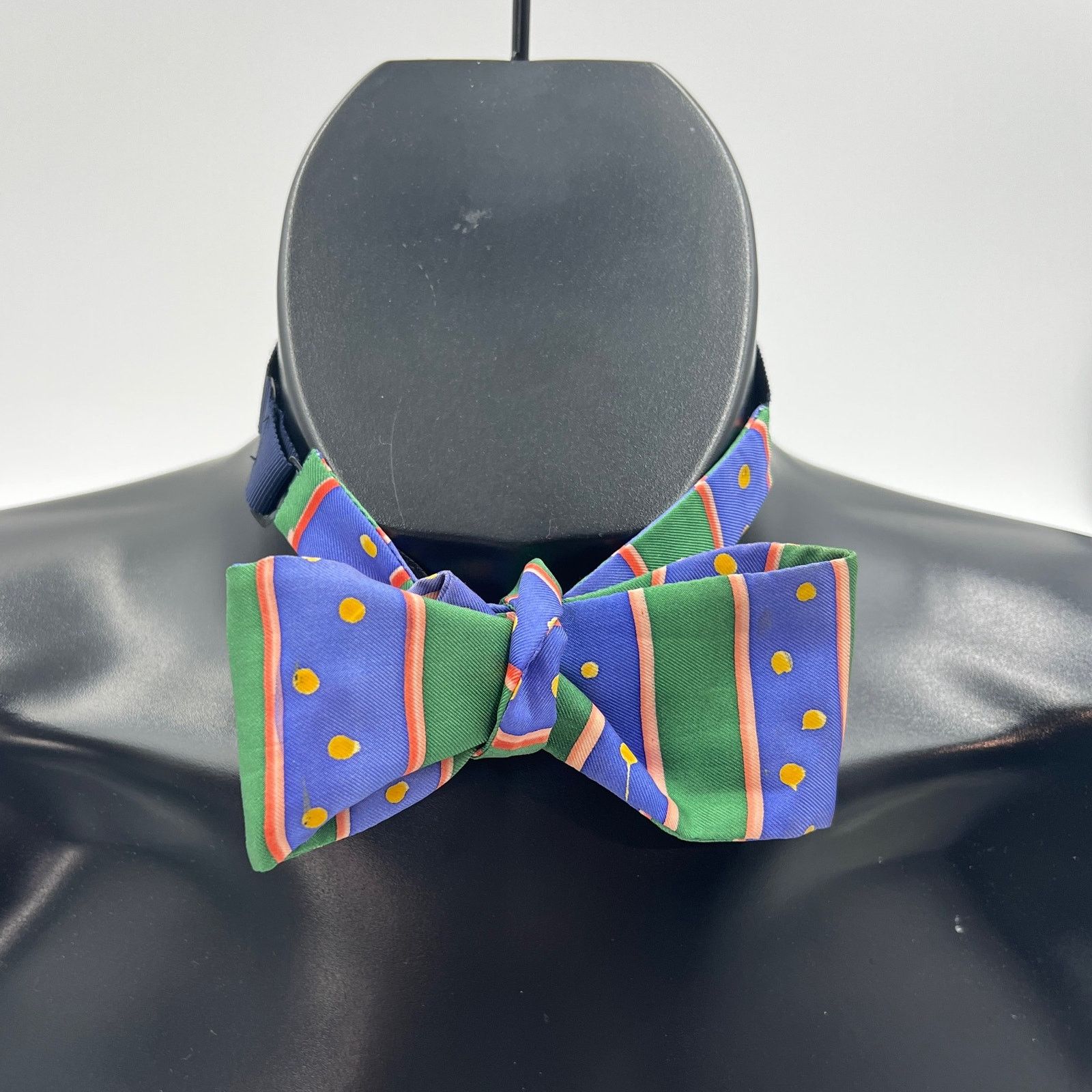 Other Dunford Wood Silk Bow Tie Hand Painted England Size ONE SIZE - 1 Thumbnail