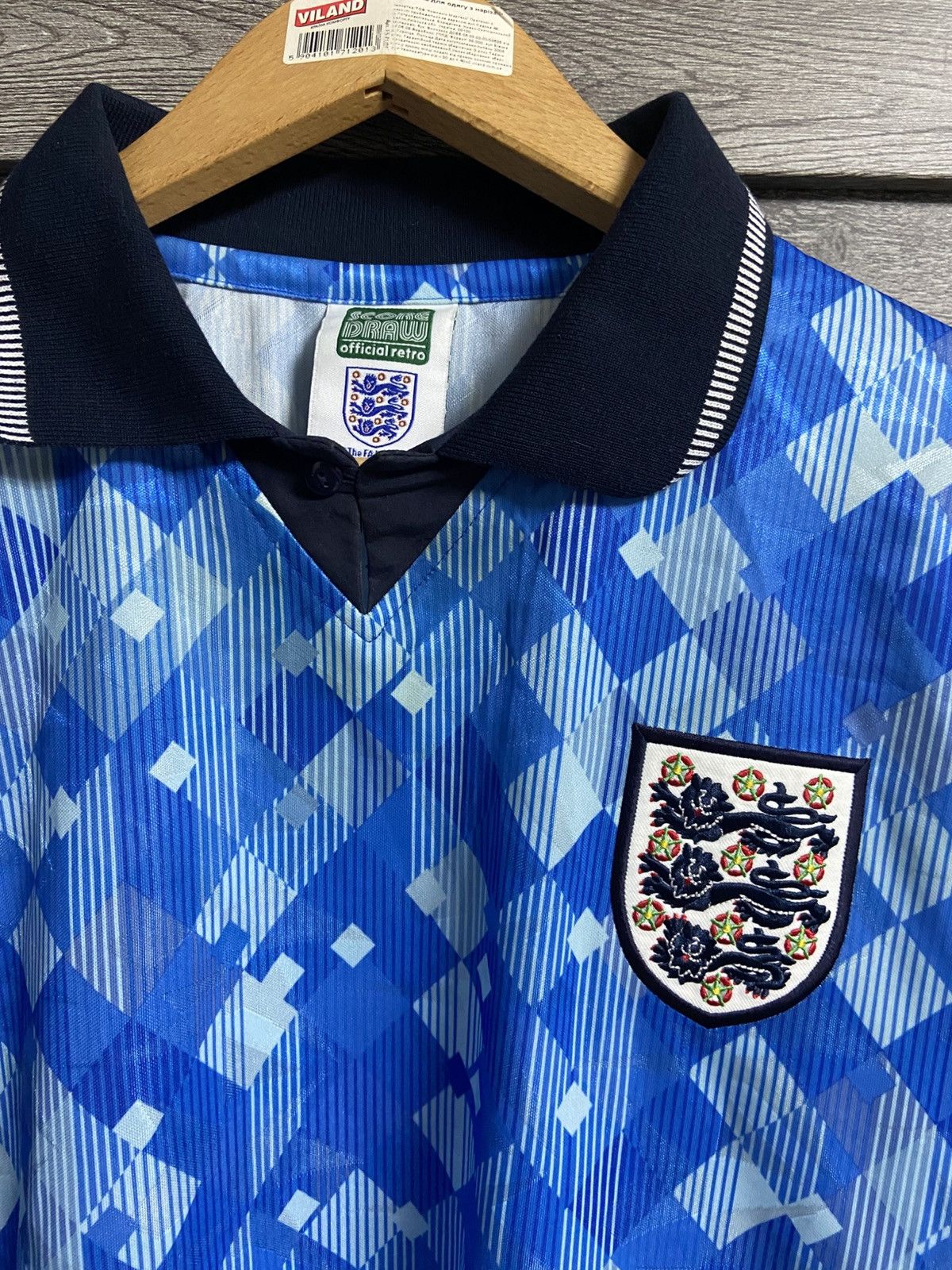 Other Score Draw National England 1990/1992 Third Retro Jersey Size US S / EU 44-46 / 1 - 5 Thumbnail