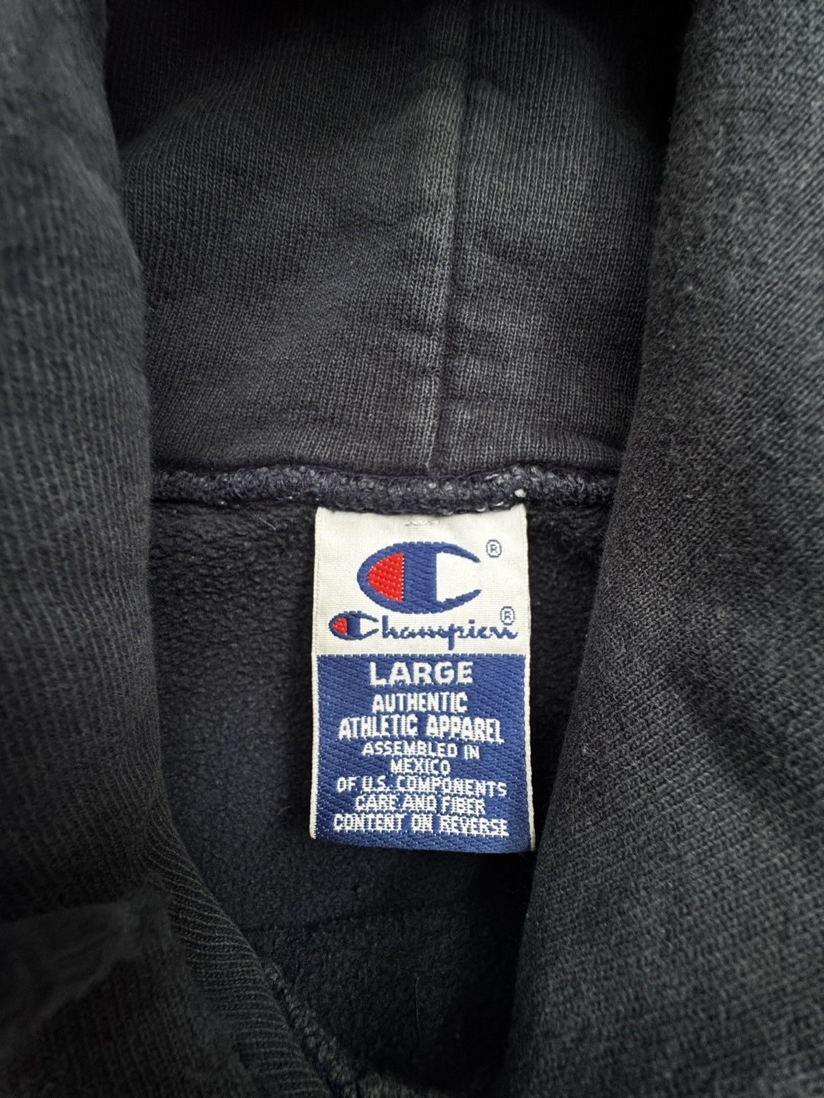 Champion Vintage champion blue hoodie script logo Size US L / EU 52-54 / 3 - 3 Thumbnail