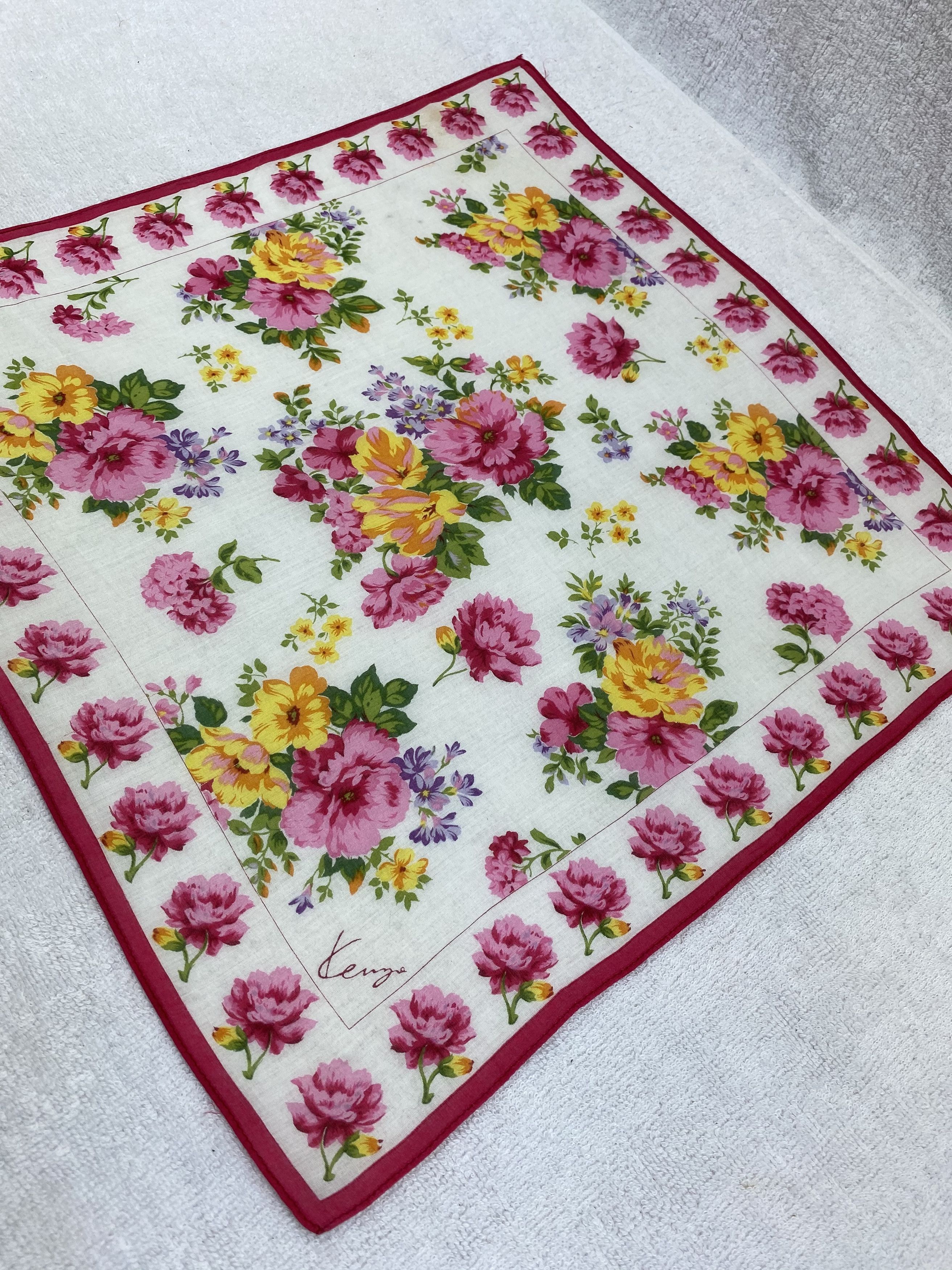 Kenzo × Vintage Kenzo Handkerchief / Bandana / Neckerchief Size ONE SIZE - 4 Thumbnail