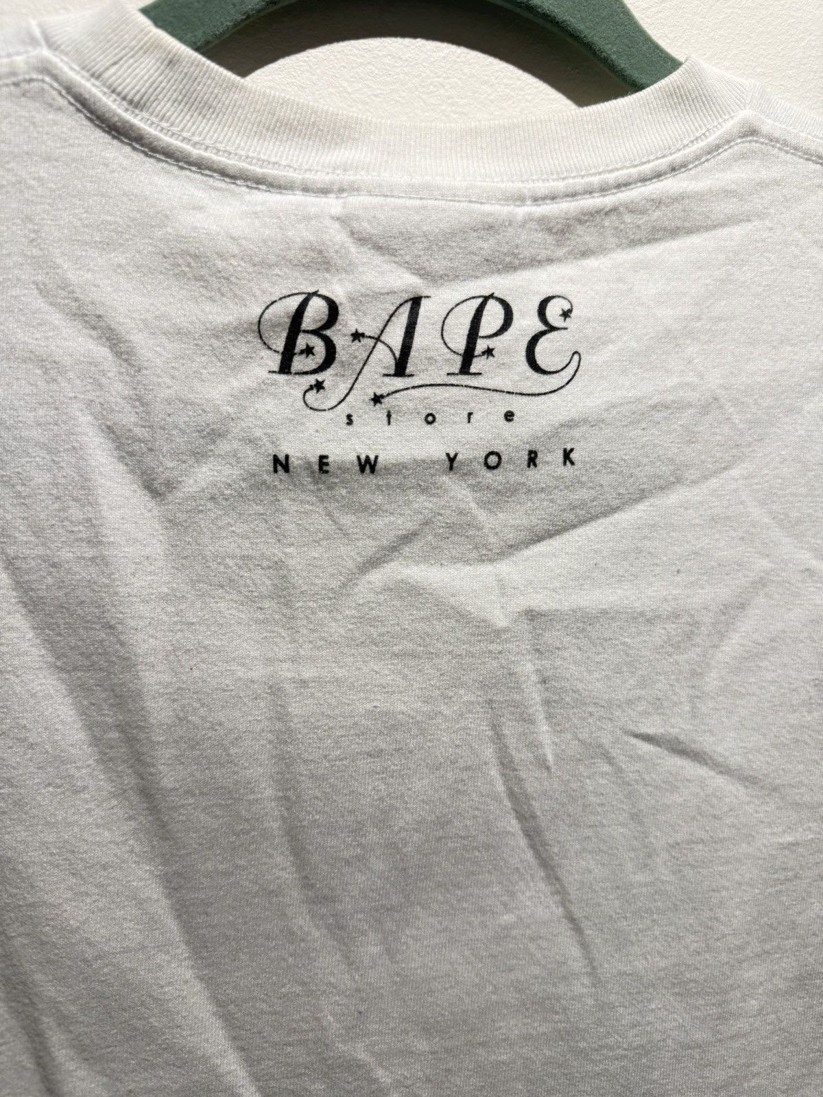 Bape Bape New York store spell out tee size M Size US M / EU 48-50 / 2 - 6 Thumbnail