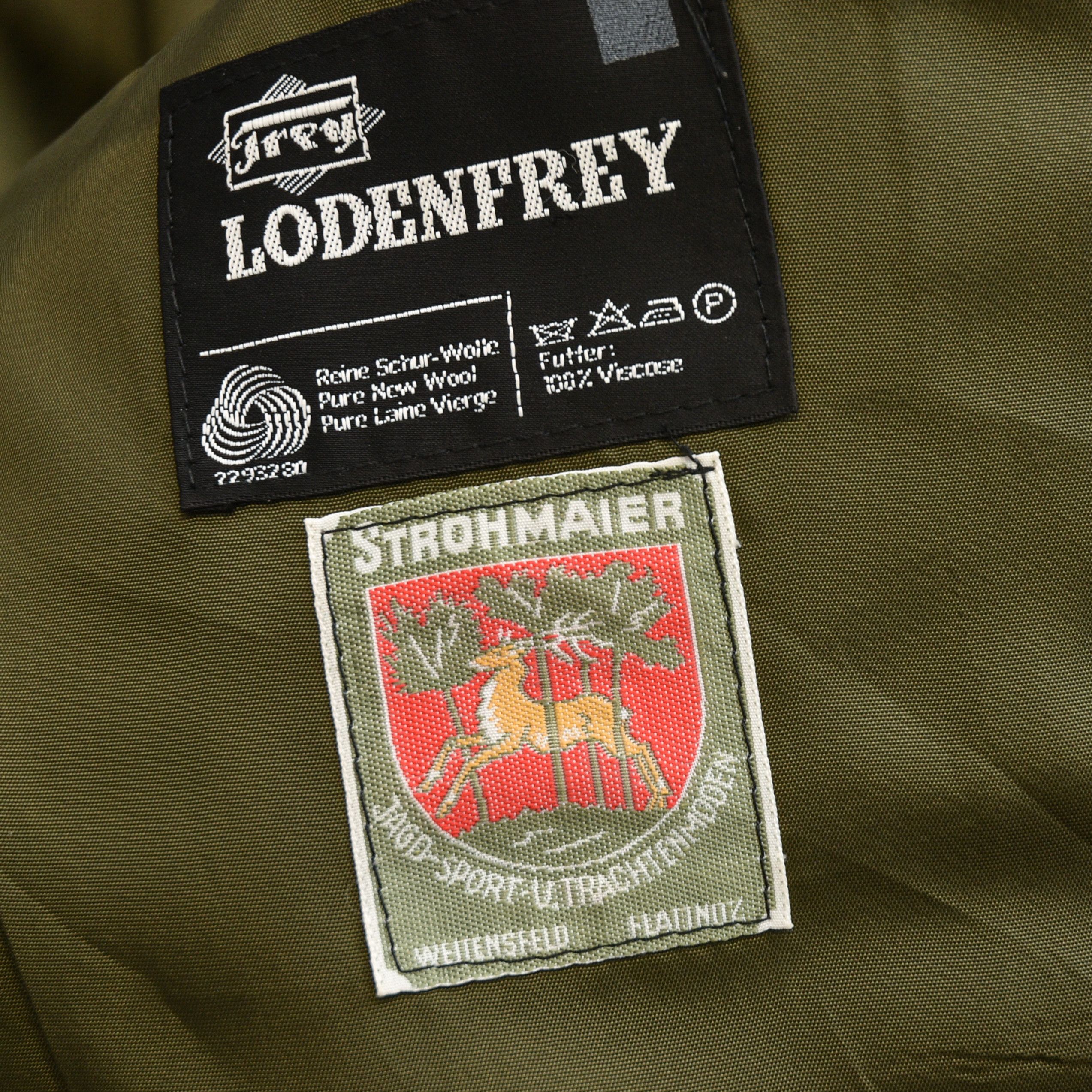 Man Made In Australia Rare LODENFREY STROHMAIER Austrian Loden Wool Janker Jacket Size US XL / EU 56 / 4 - 13 Thumbnail