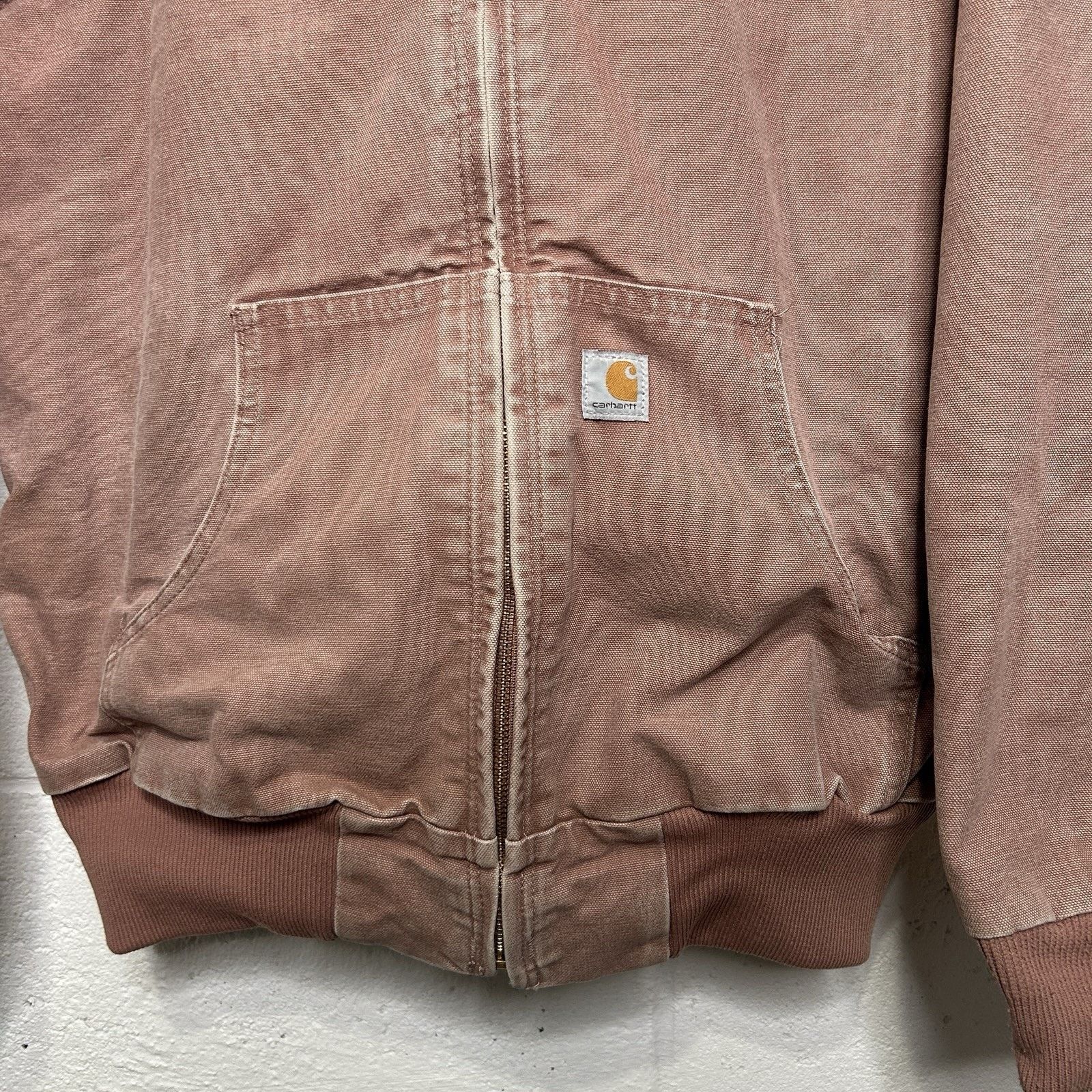 Carhartt Carhartt Hooded Active Jacket “Burlwood/Dusty Pink” WJ130 Size S / US 4 / IT 40 - 3 Thumbnail