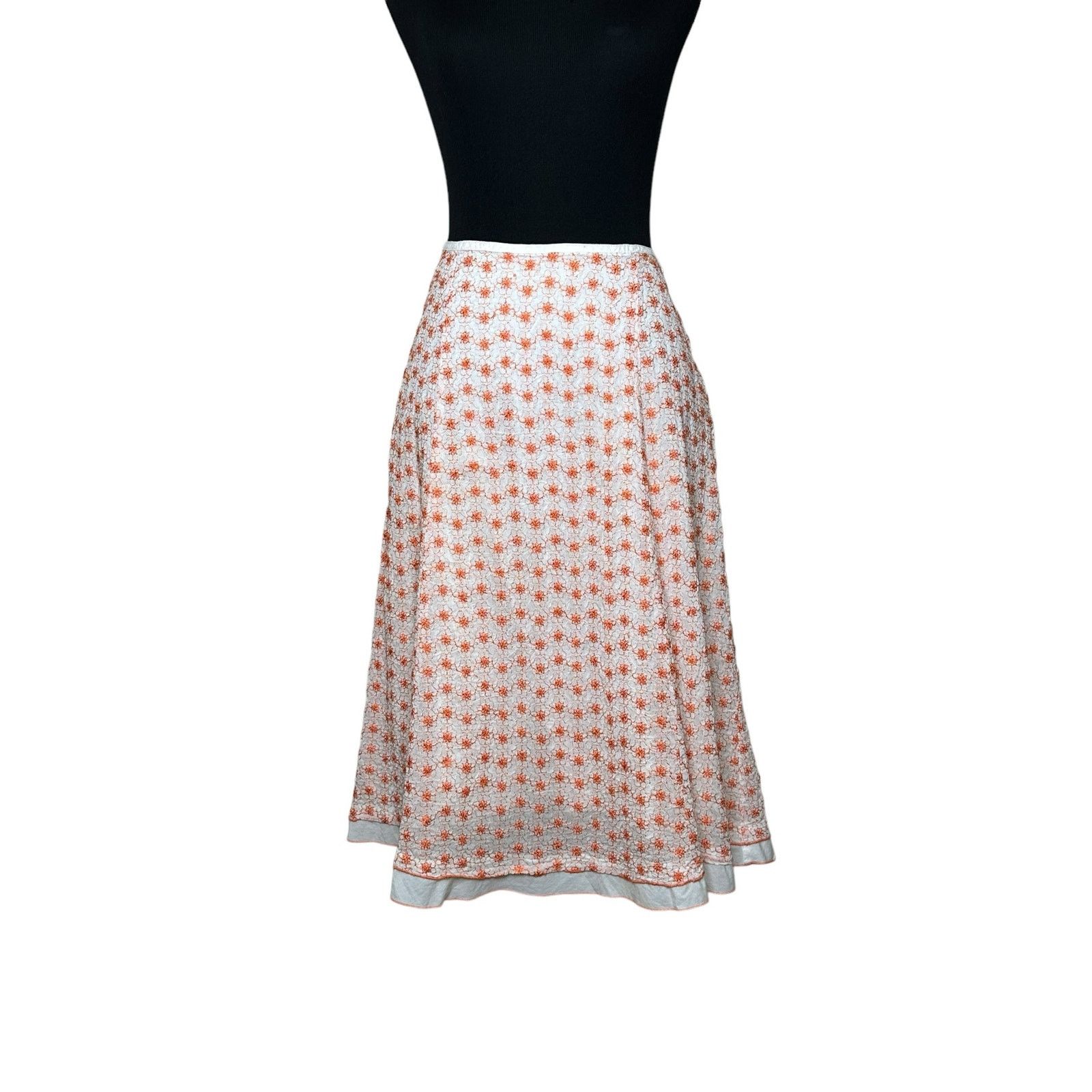 Johnny Was Johnny Was floral embroidered midi skirt size 8 Size 30" / US 8 / IT 44 - 2 Thumbnail