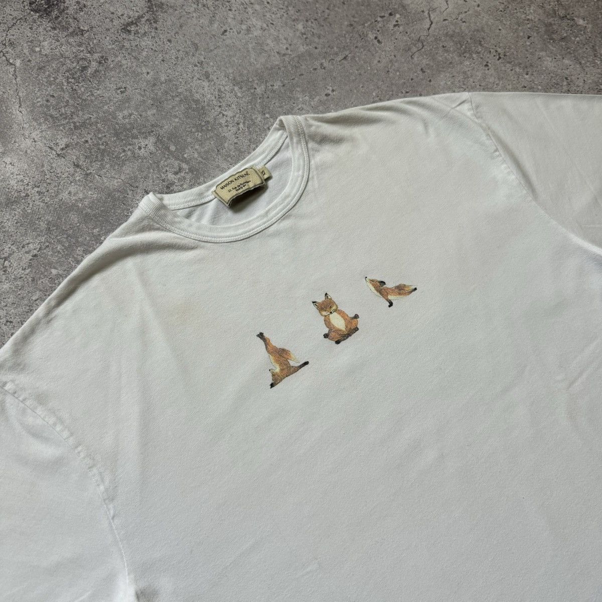 Maison Kitsune Maison Kitsune oversize fox T shirt Size US S / EU 44-46 / 1 - 4 Thumbnail