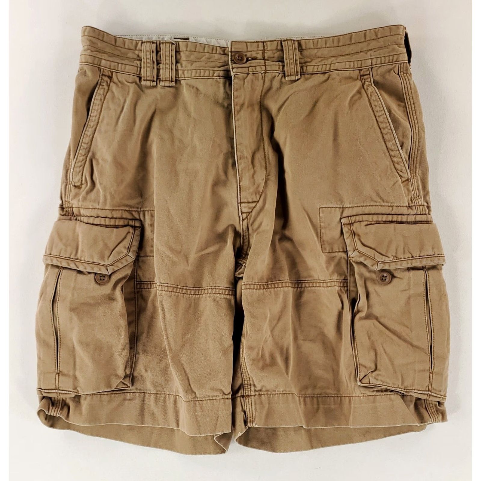 Polo Ralph Lauren Polo Ralph Lauren Cargo Shorts Tan 9 Inch Inseam Mens 34 Brown Cargo 9 in Inseam Mens 34 Polo Ralph Lauren Tan Brown Size US S / EU 44-46 / 1 - 2 Thumbnail