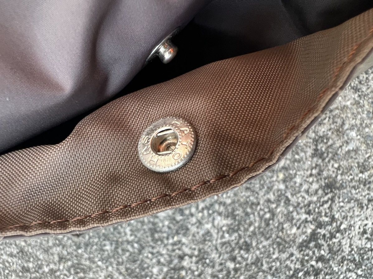 Vintage × Yohji Yamamoto Vintage Yohji Yamamoto Y’saccs Hybrid Patina Leather Wax Bag Size ONE SIZE - 18 Thumbnail