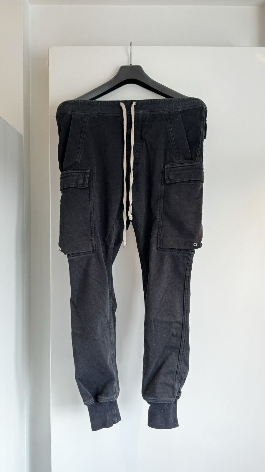 image of Rick Owens Mastodon Pants in Black, Men's (Size 31)