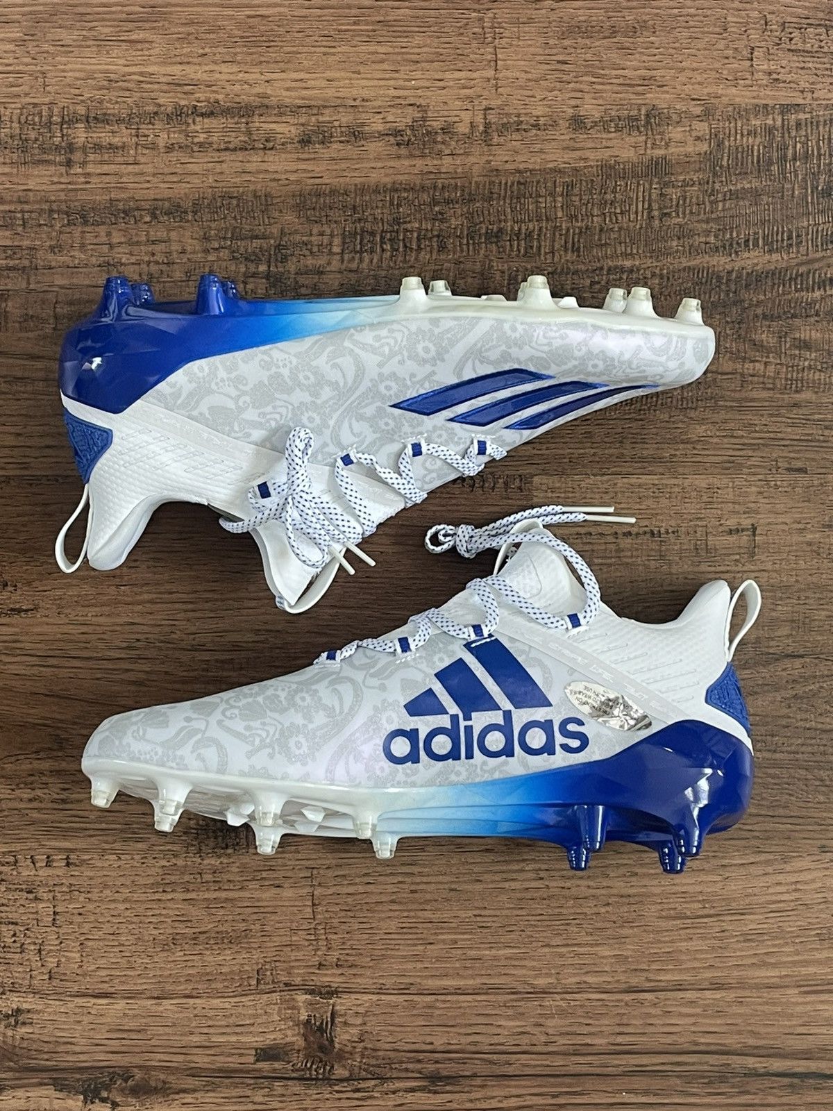 Adidas Adidas Adizero New Reign ‘Floral Blue’ (size mens 12) Size US 12 / EU 45 - 2 Thumbnail