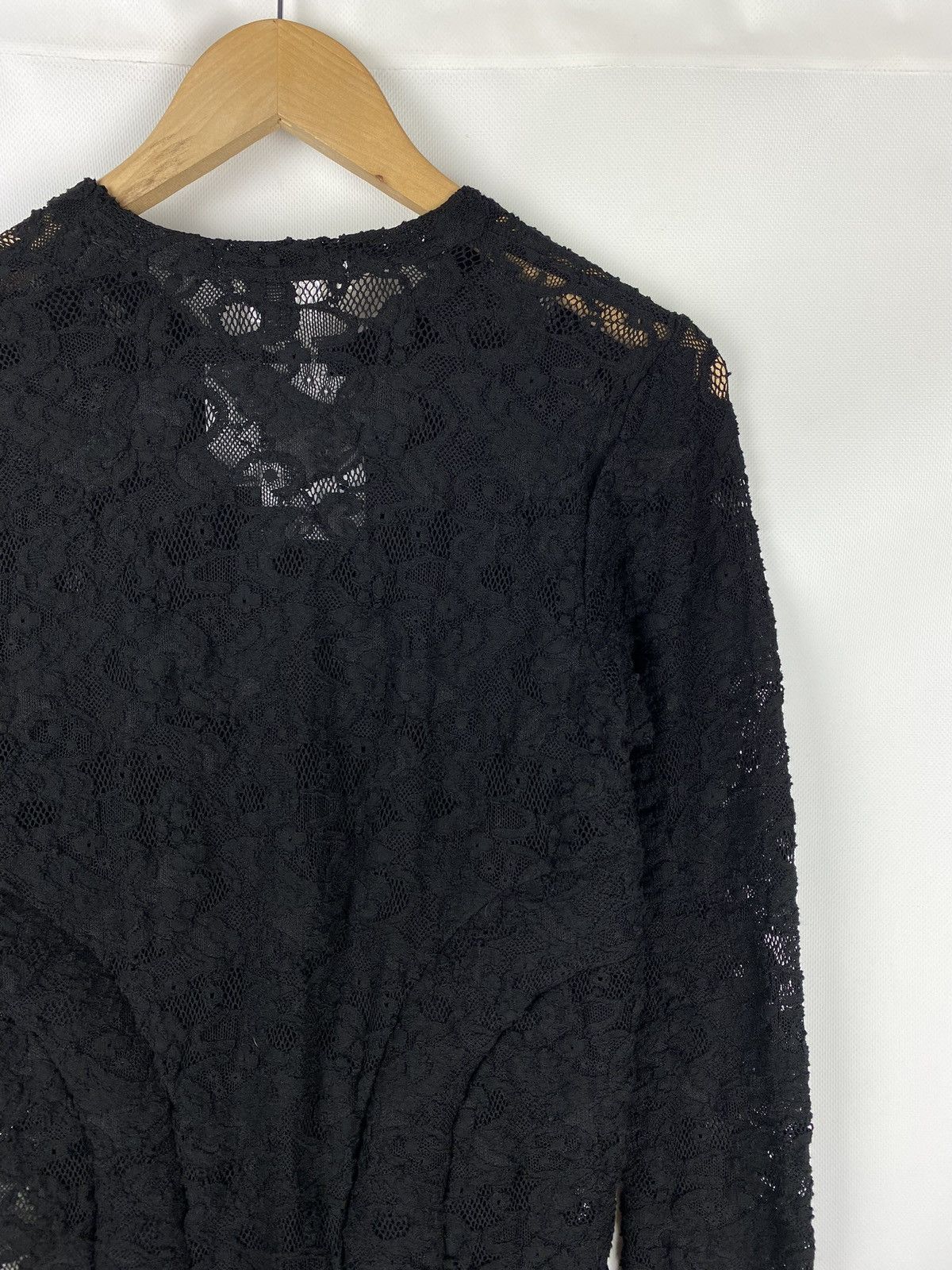 Comme des Garcons BNWT! Comme Des Garçons floral lace long sleeve top tunic Size S / US 4 / IT 40 - 18 Thumbnail